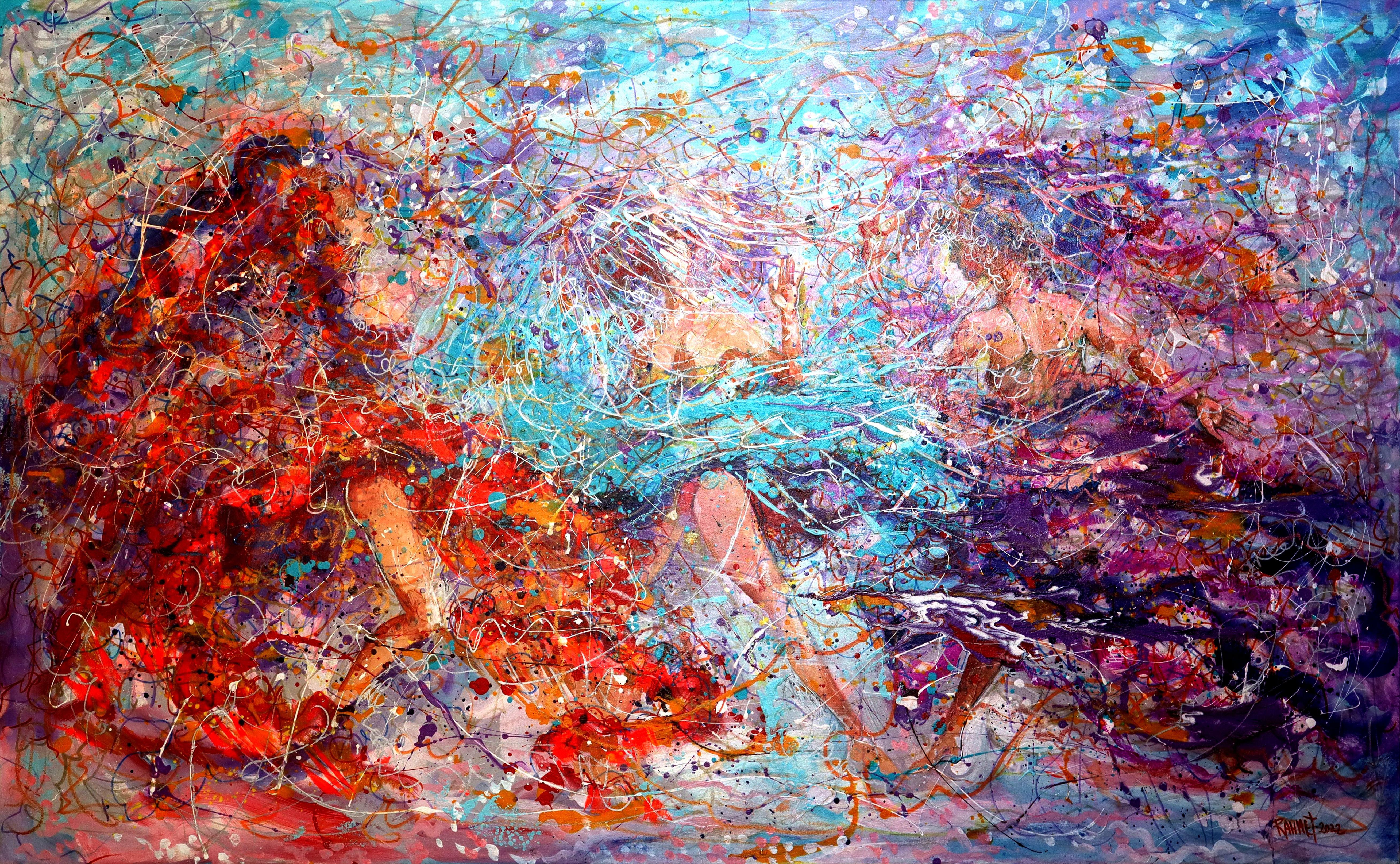 RAKHMET REDZHEPOV (RAMZI) Interior Painting - Hot Dance