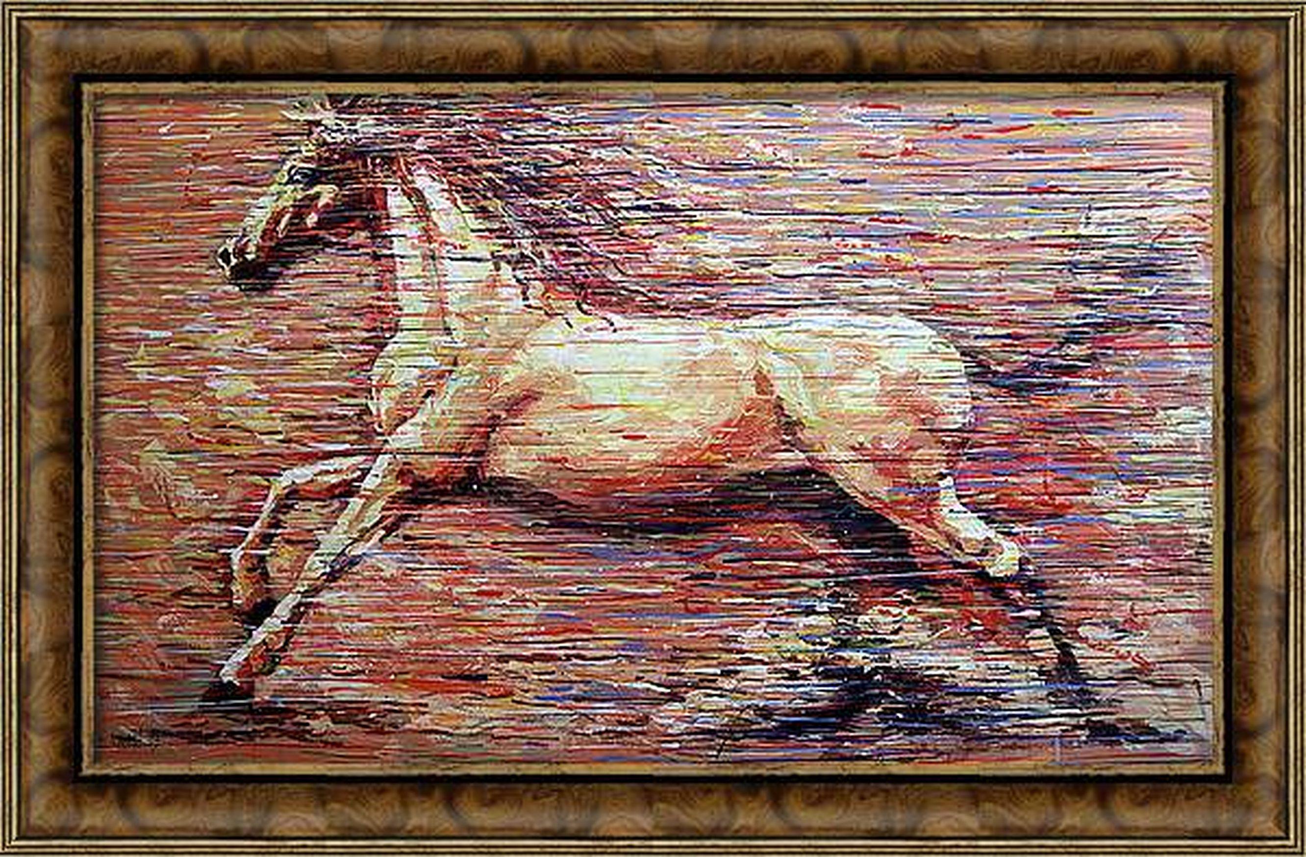 Hurricane. original painting - Painting by RAKHMET REDZHEPOV (RAMZI)