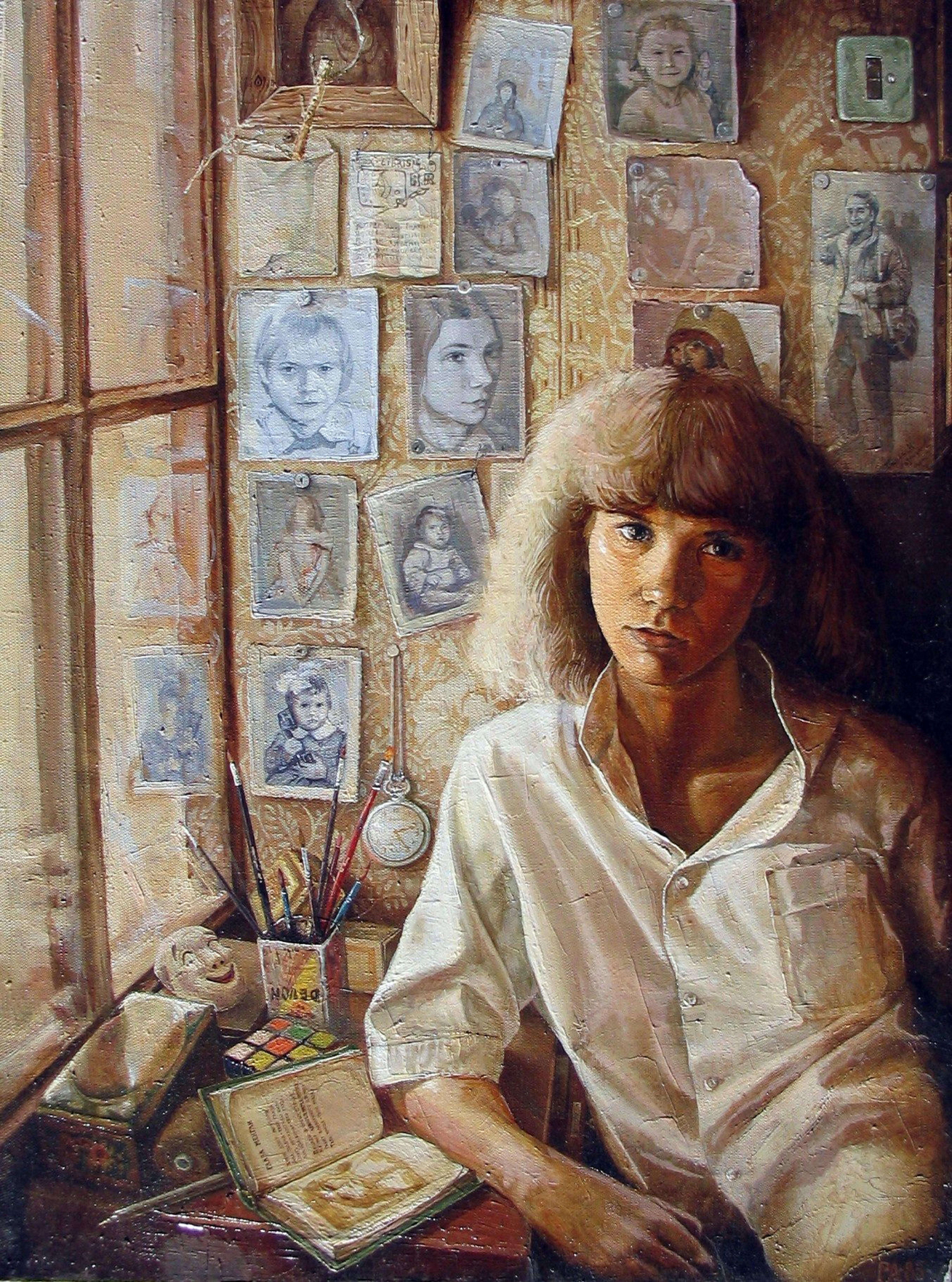 RAKHMET REDZHEPOV (RAMZI) Portrait Painting - IRINA