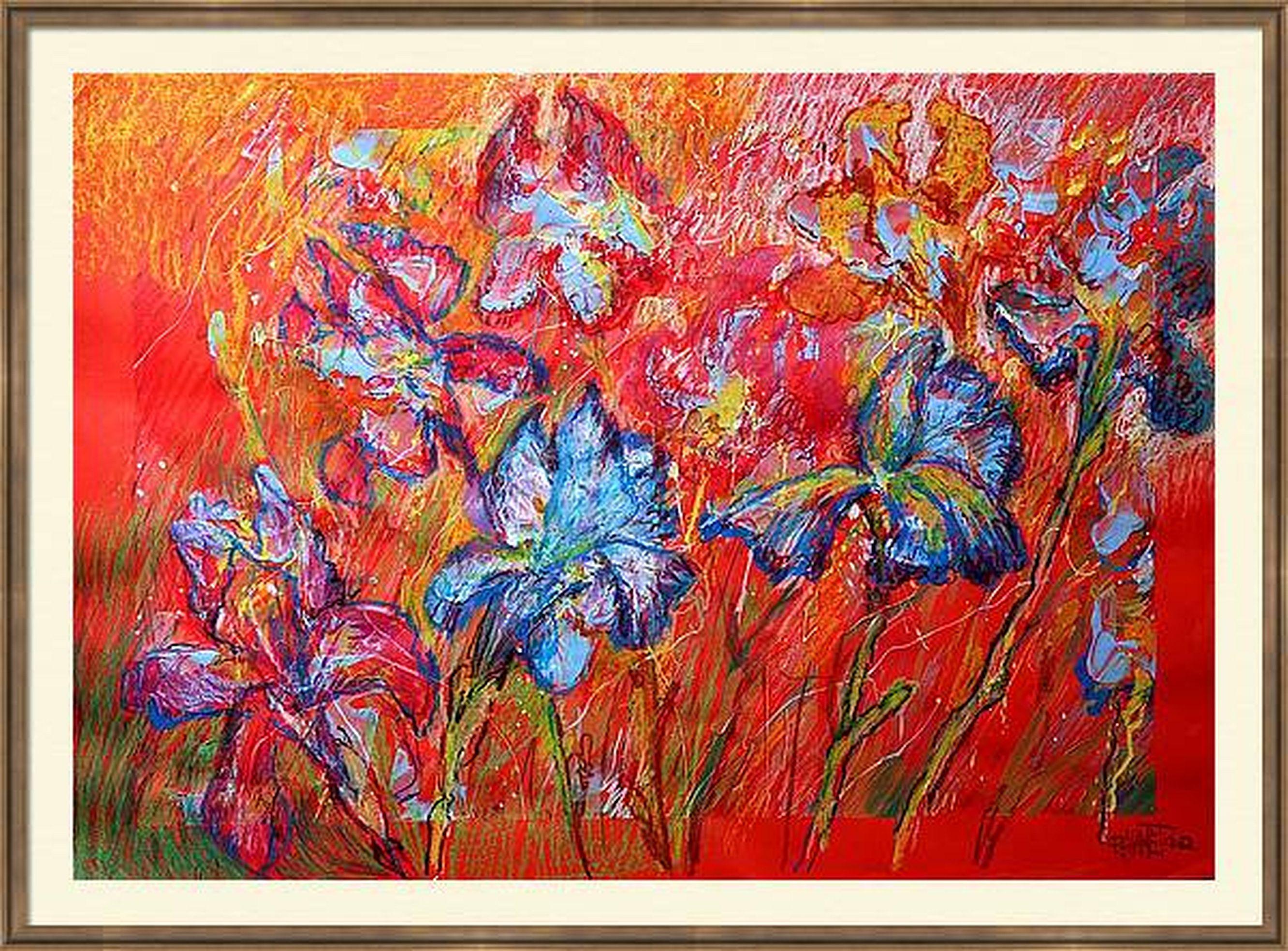 Irises in the Garden For Sale 9