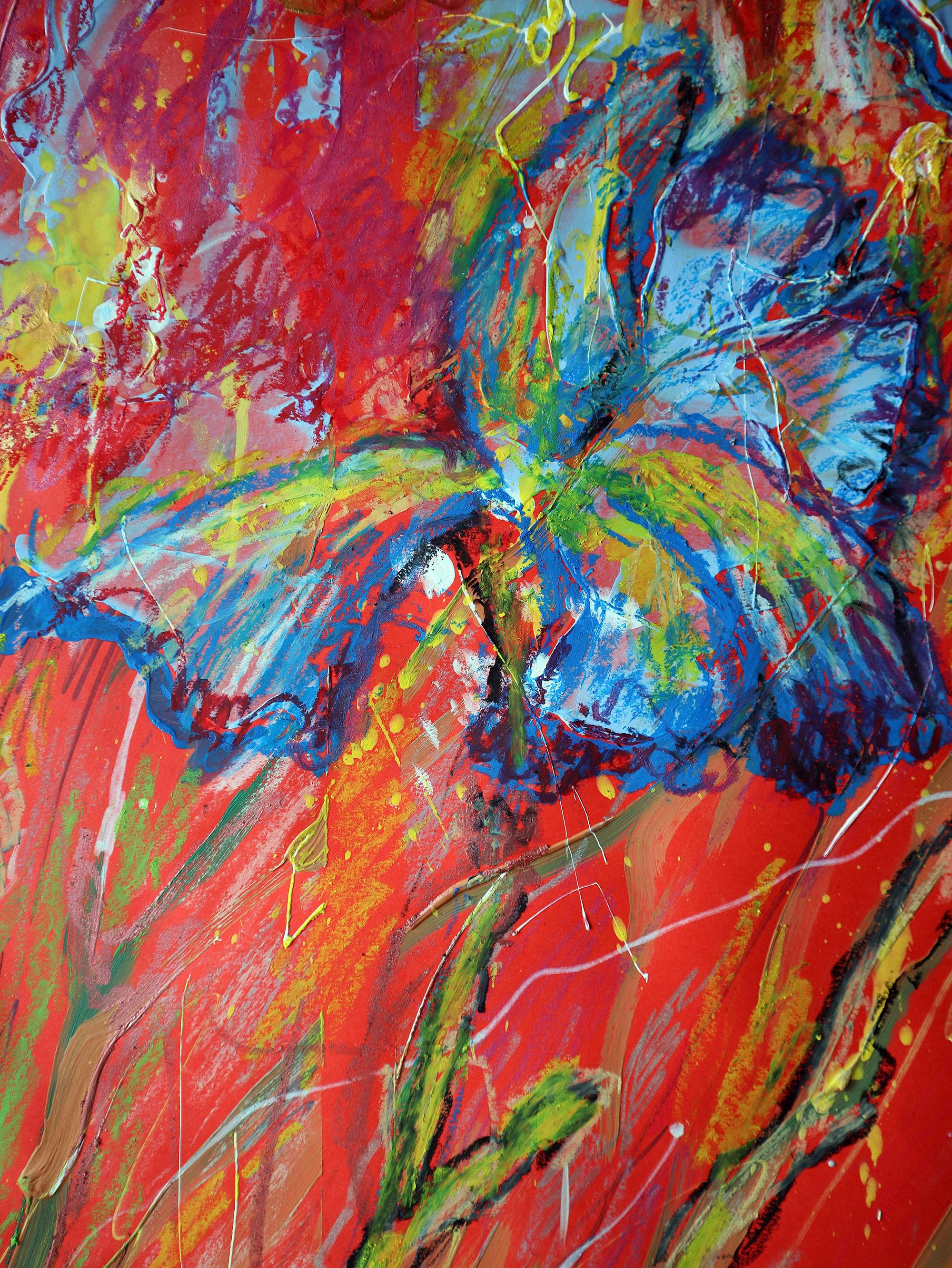 Irises in the Garden For Sale 4