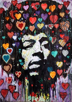 Jimi Hendrix. Originalgemälde