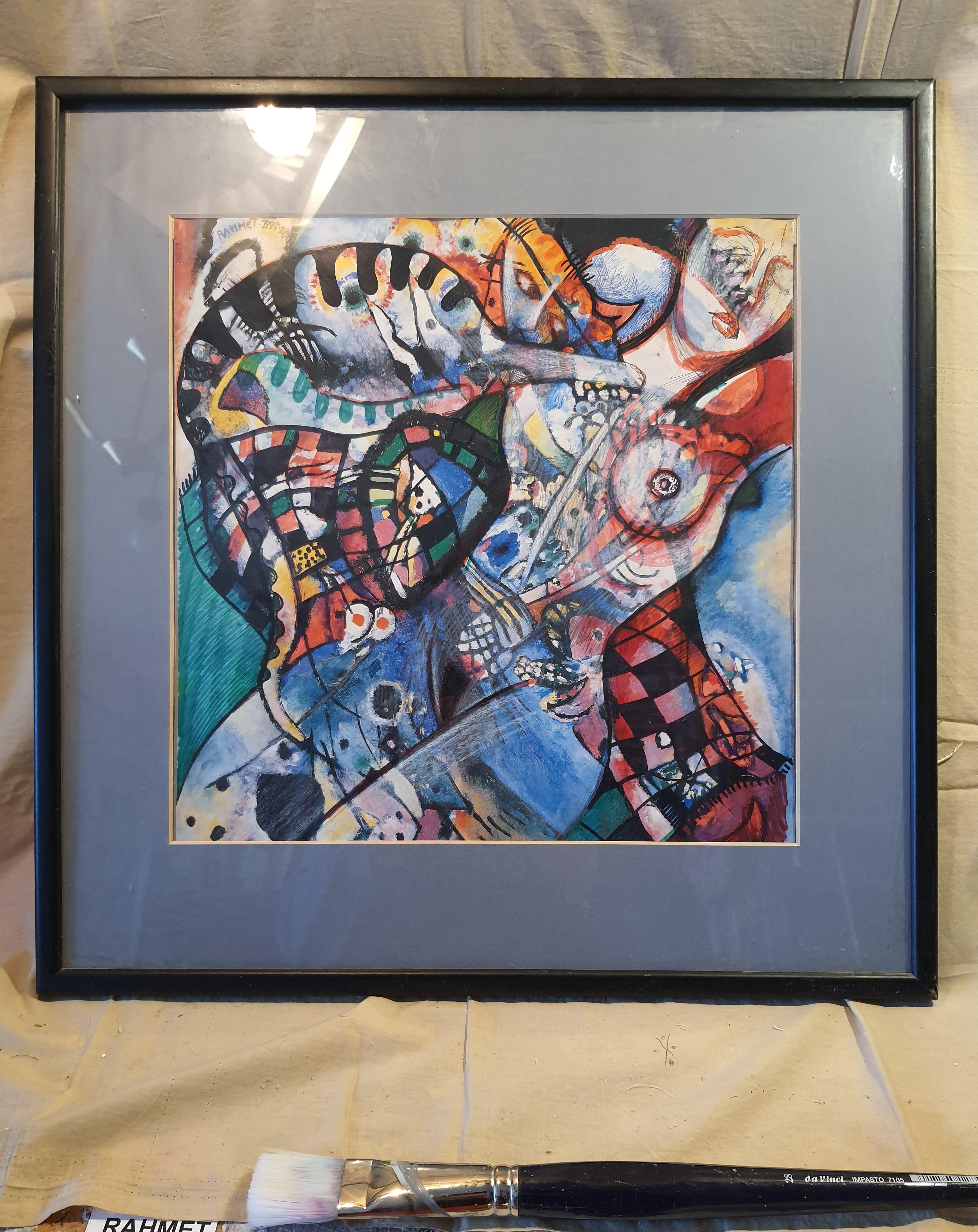 Kätzchen – Painting von RAKHMET REDZHEPOV (RAMZI)