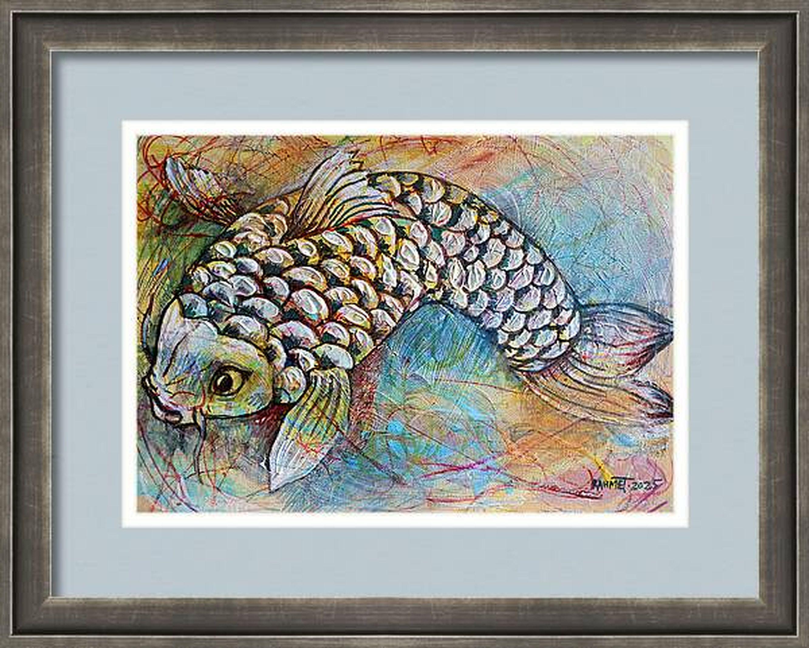 KOI 1 - Painting by RAKHMET REDZHEPOV (RAMZI)