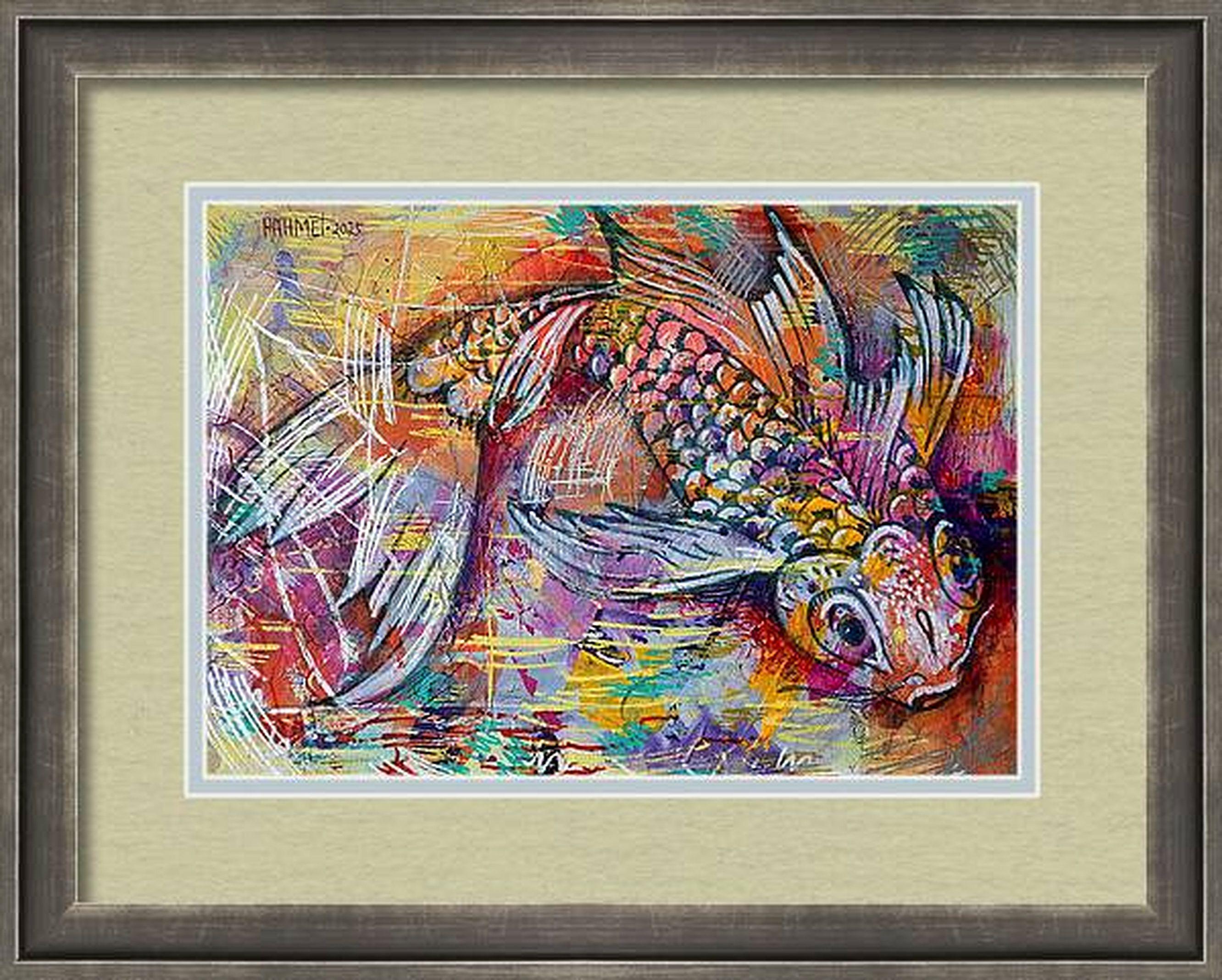 KOI 2 - Painting by RAKHMET REDZHEPOV (RAMZI)
