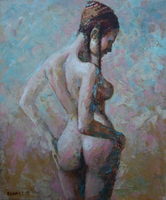 Light of the Foothills (from Oriental Nudes Series) canvas, oil, acrylic 60x50