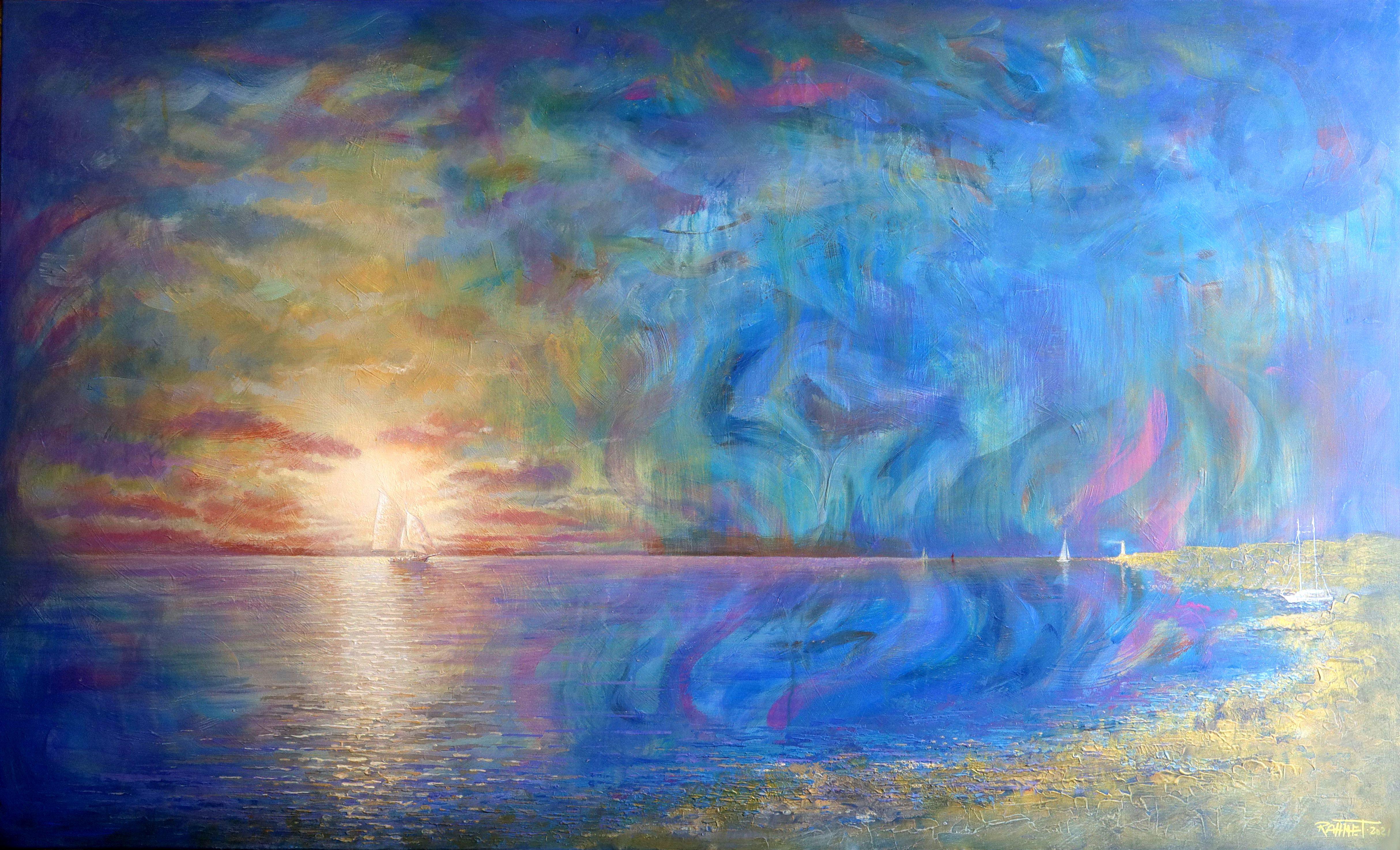 RAKHMET REDZHEPOV (RAMZI) Landscape Painting - Light Wind