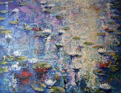 LILY, lienzo, óleo, acrílico, impasto, 90 x 120 cm. 2018