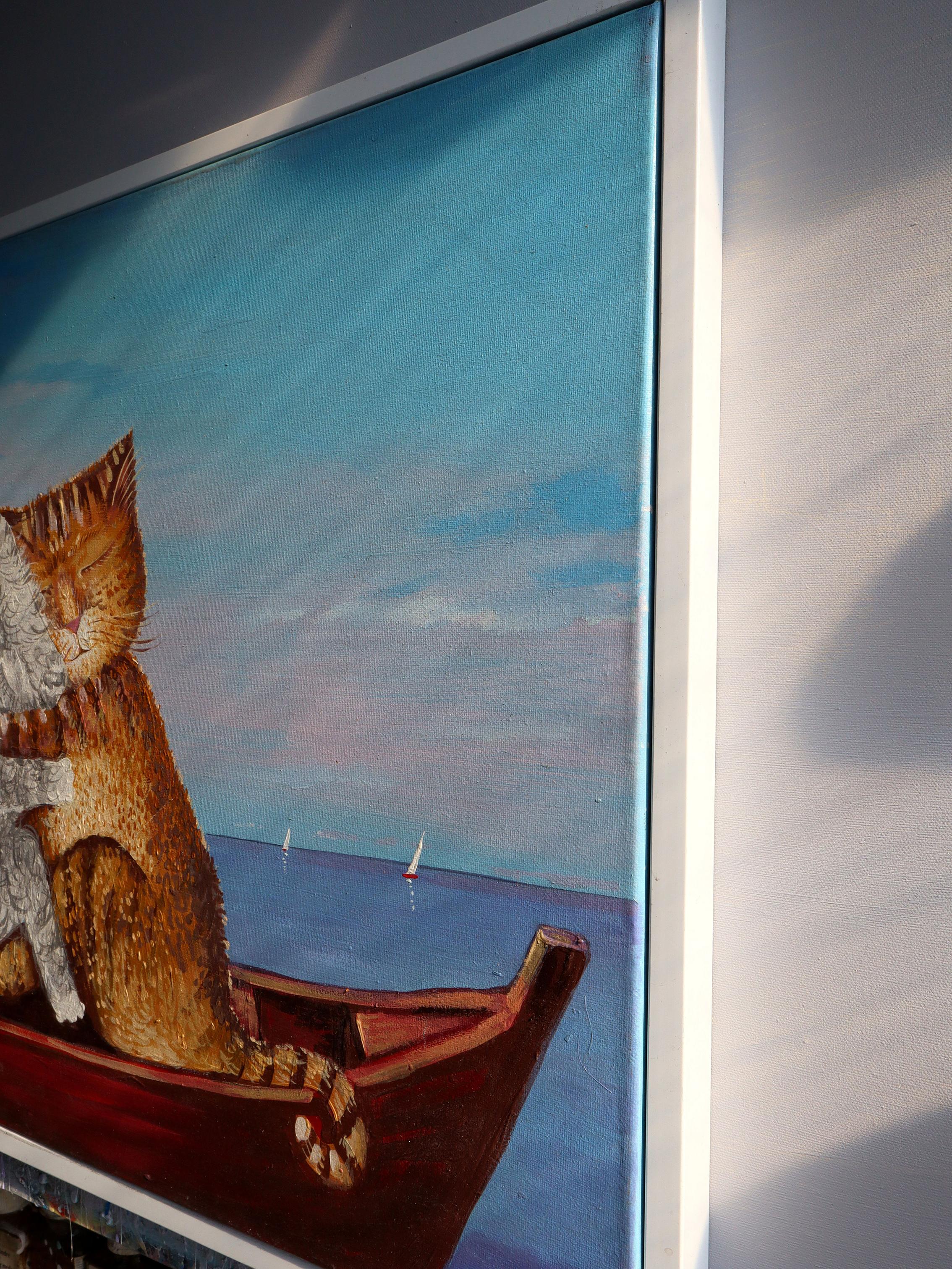 AMOR (barco) . pintura original - Painting Arte pop de RAKHMET REDZHEPOV (RAMZI)