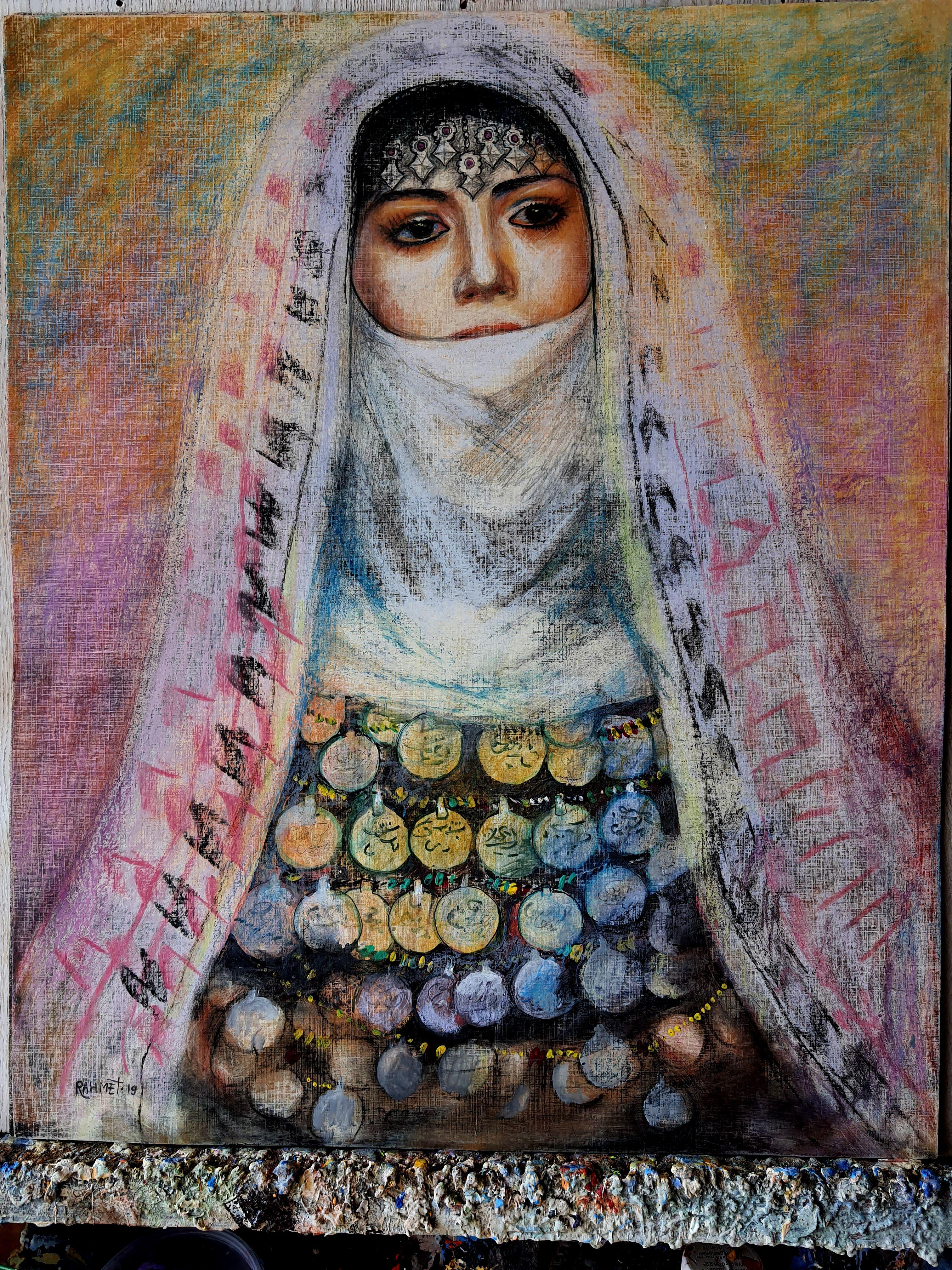 Lyra. dipinto originale - Painting di RAKHMET REDZHEPOV (RAMZI)