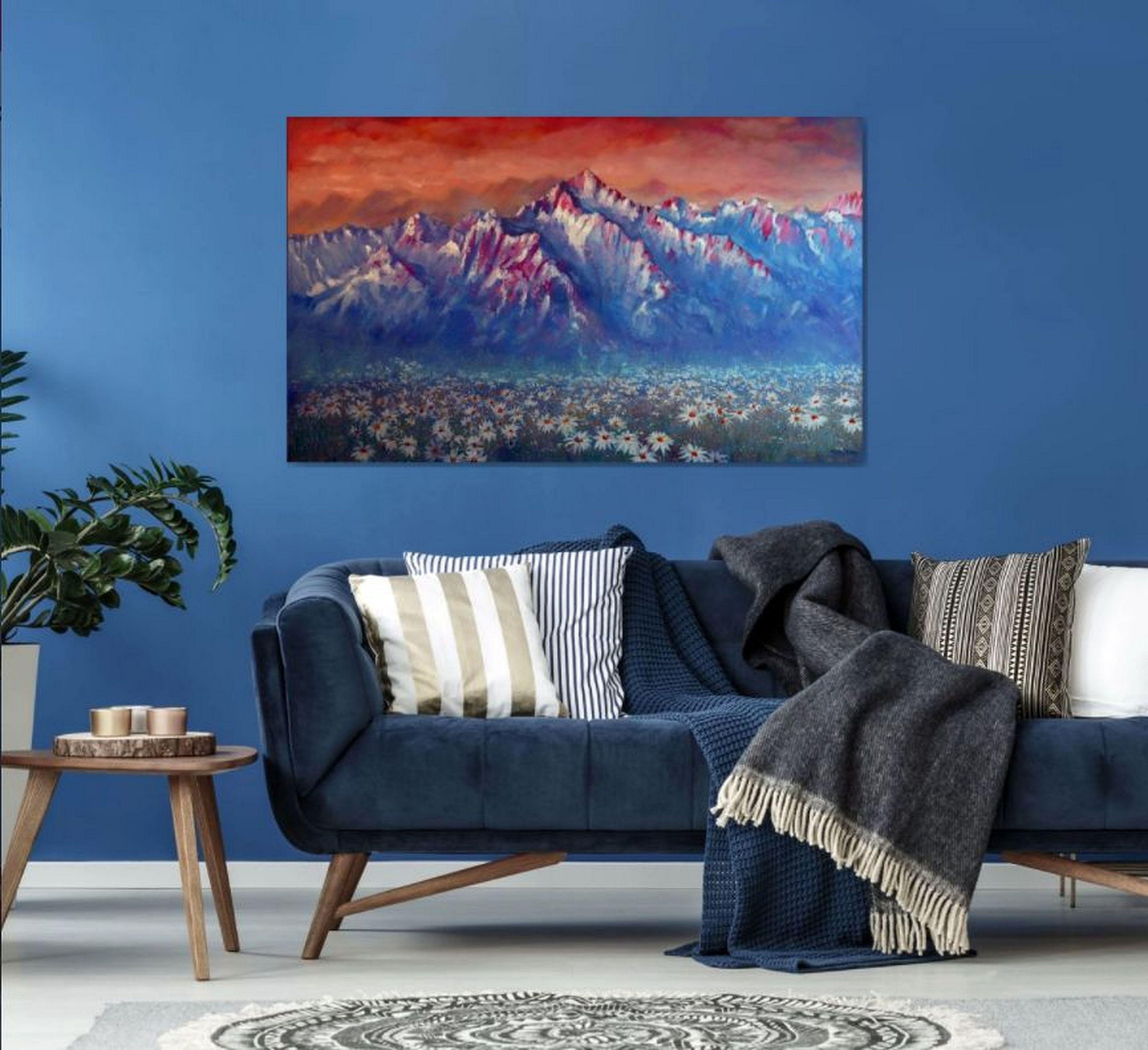 In creating this vibrant piece, I blended the immersive textures of acrylic with the fluidity of oil to capture nature’s raw beauty and essence. It's an amalgam of expressionism, impressionism, and realism, reflecting my profound connection to the