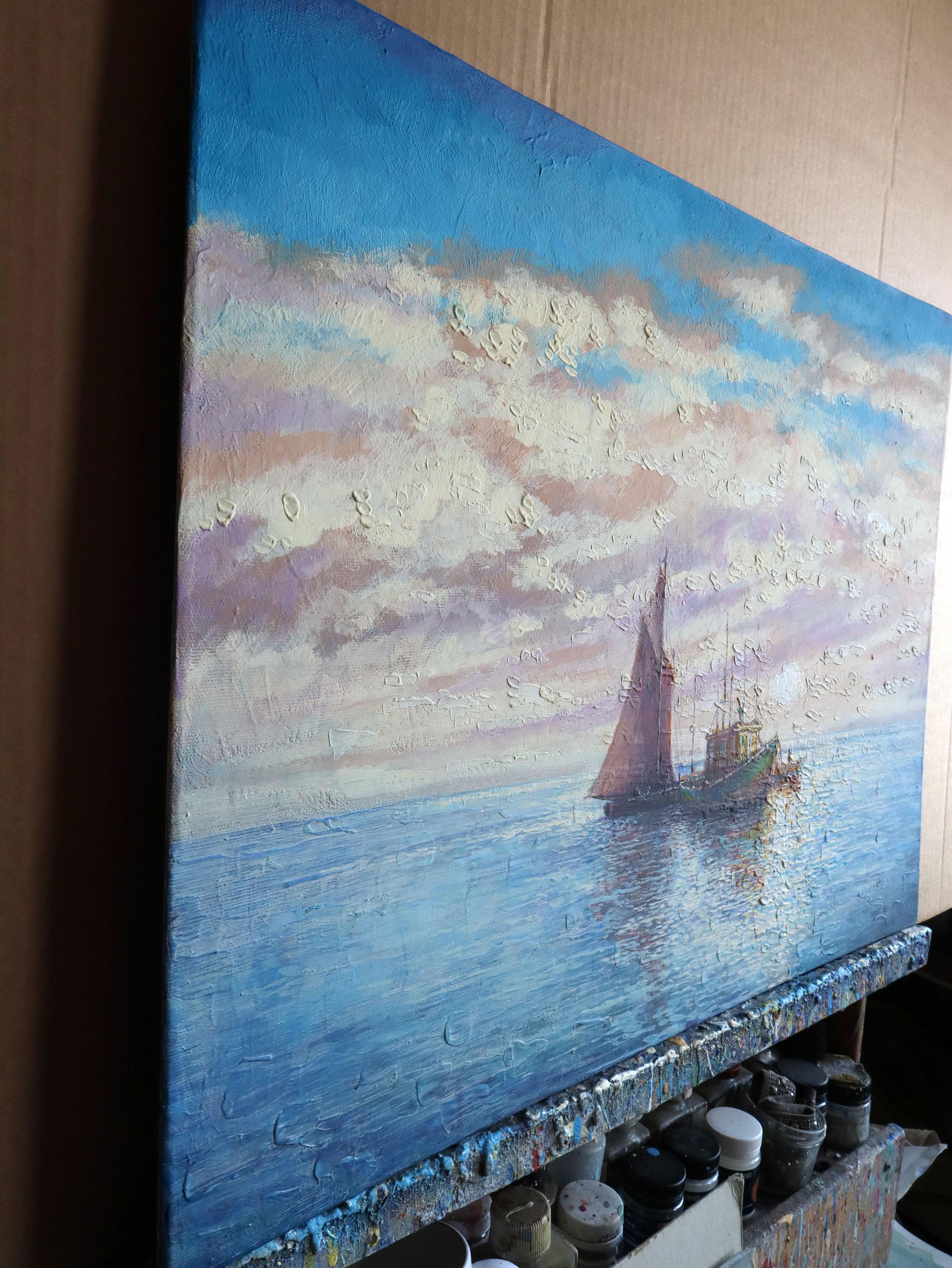 Begegnung auf See – Painting von RAKHMET REDZHEPOV (RAMZI)