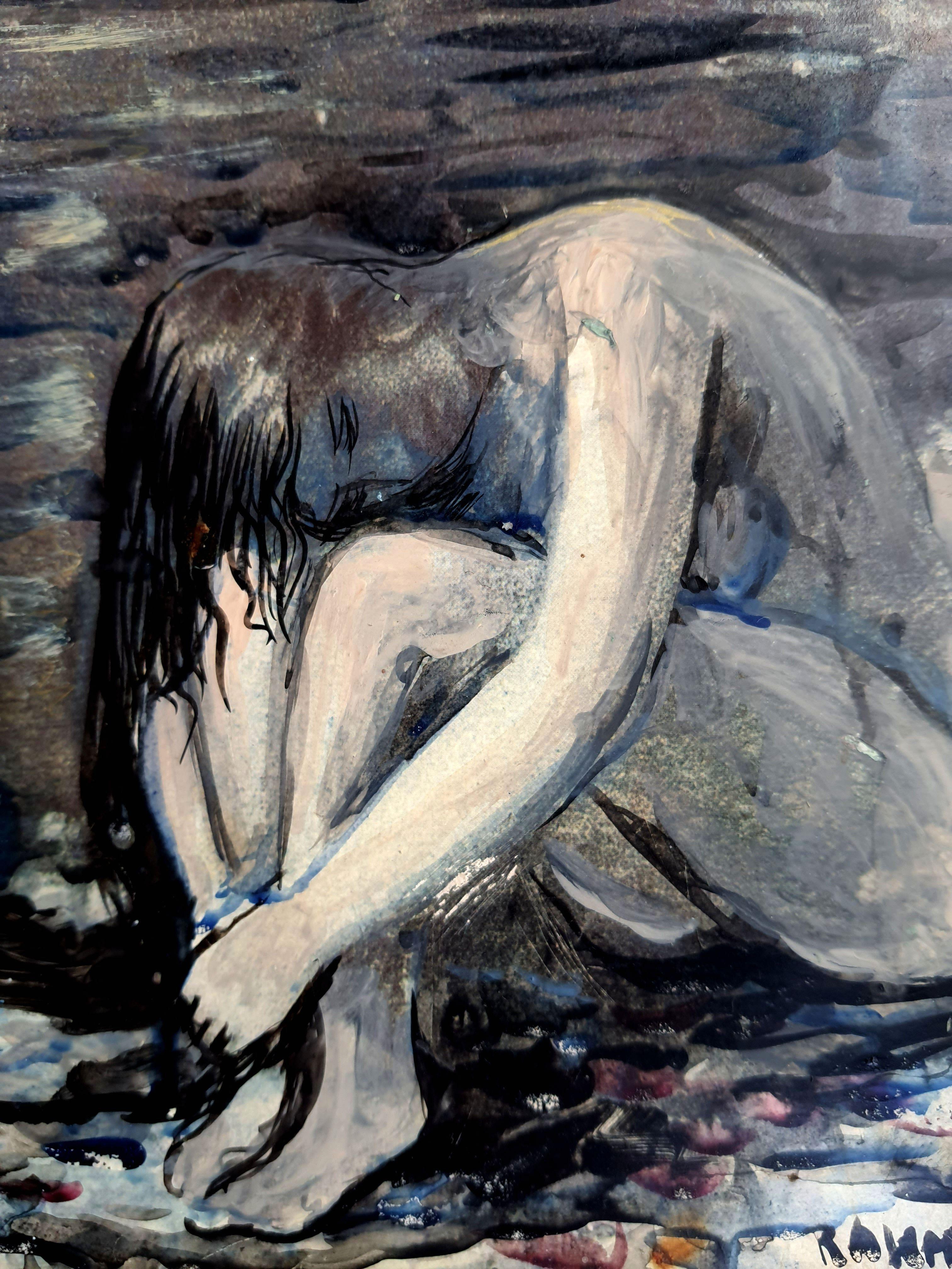Mondscheinnacht – Painting von RAKHMET REDZHEPOV (RAMZI)
