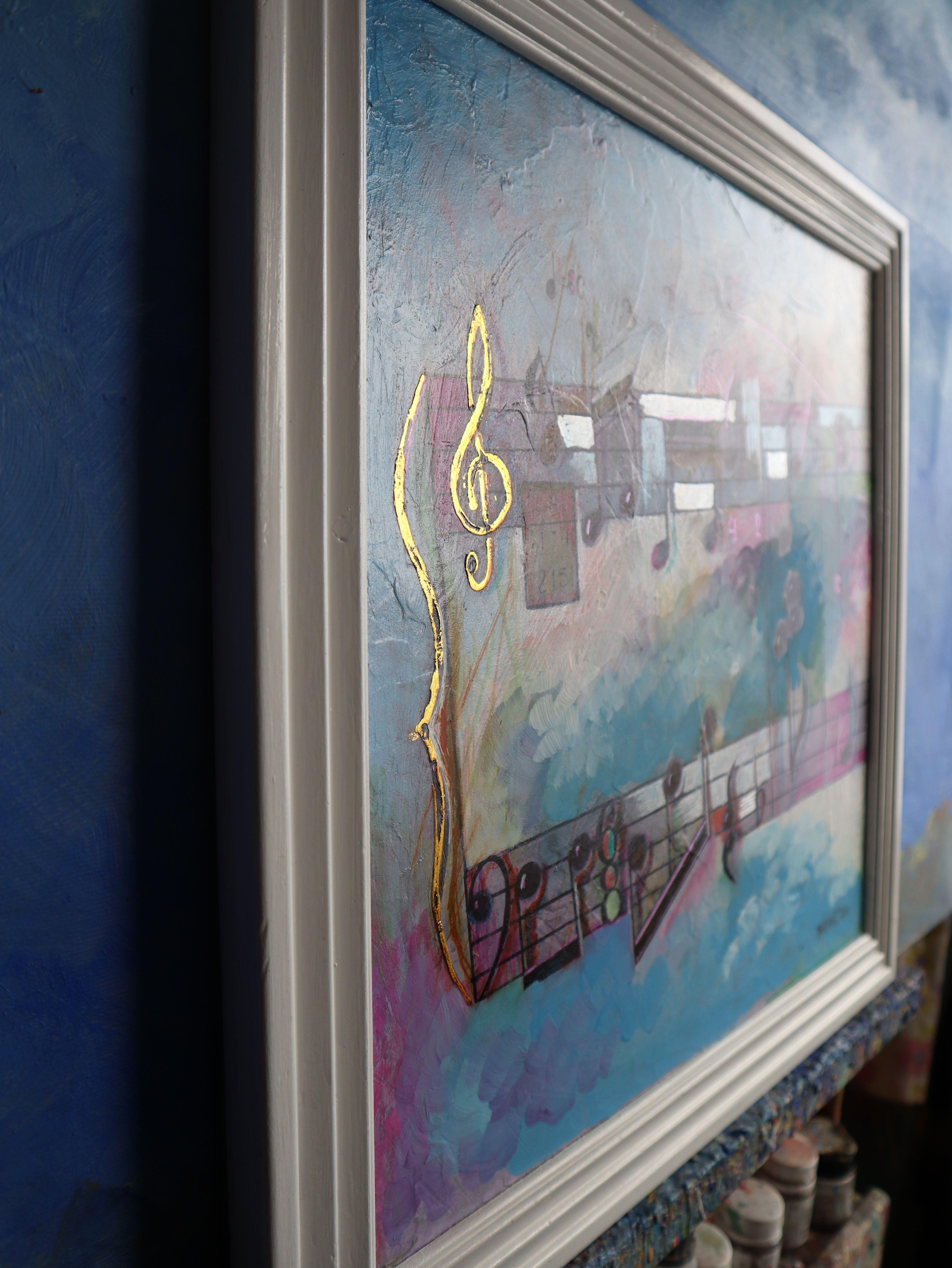 Music 2 - Impressionist Painting by RAKHMET REDZHEPOV (RAMZI)