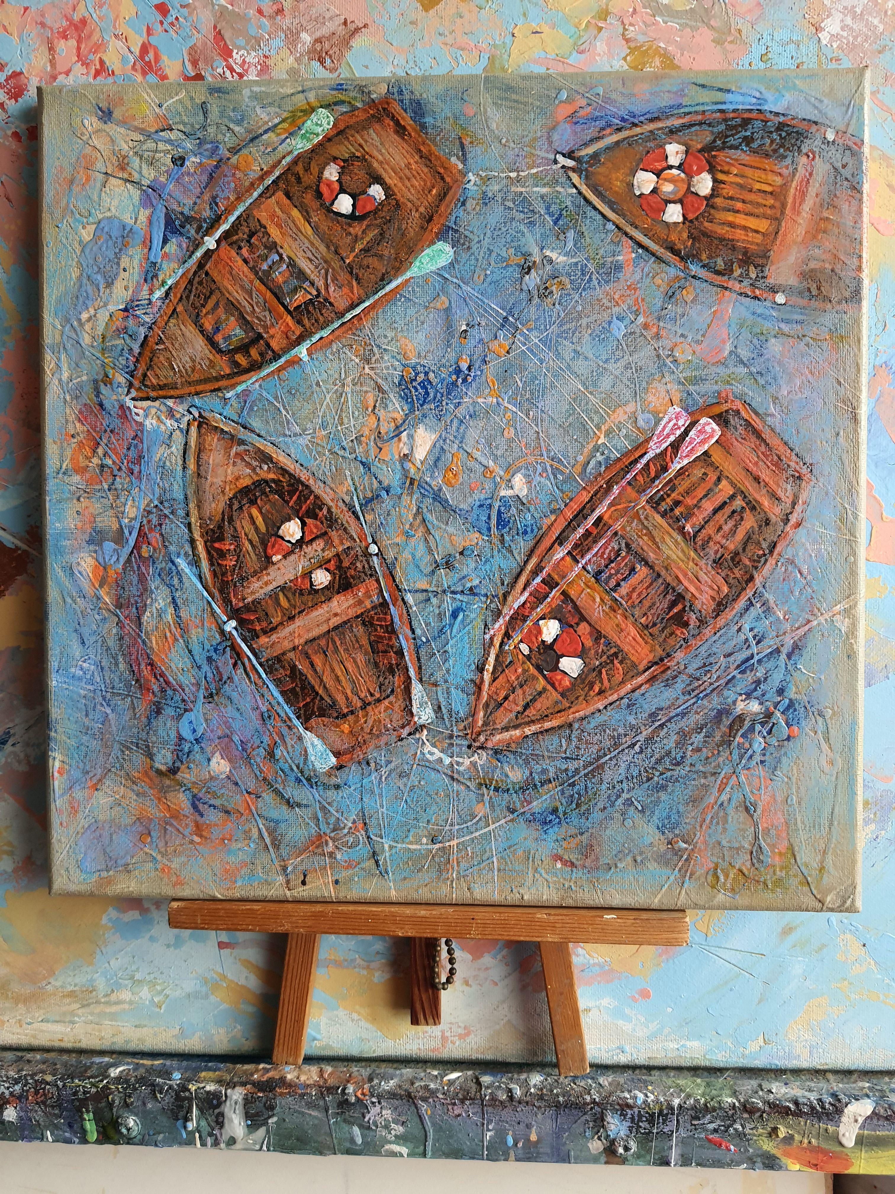 Orange Boote im Angebot 3