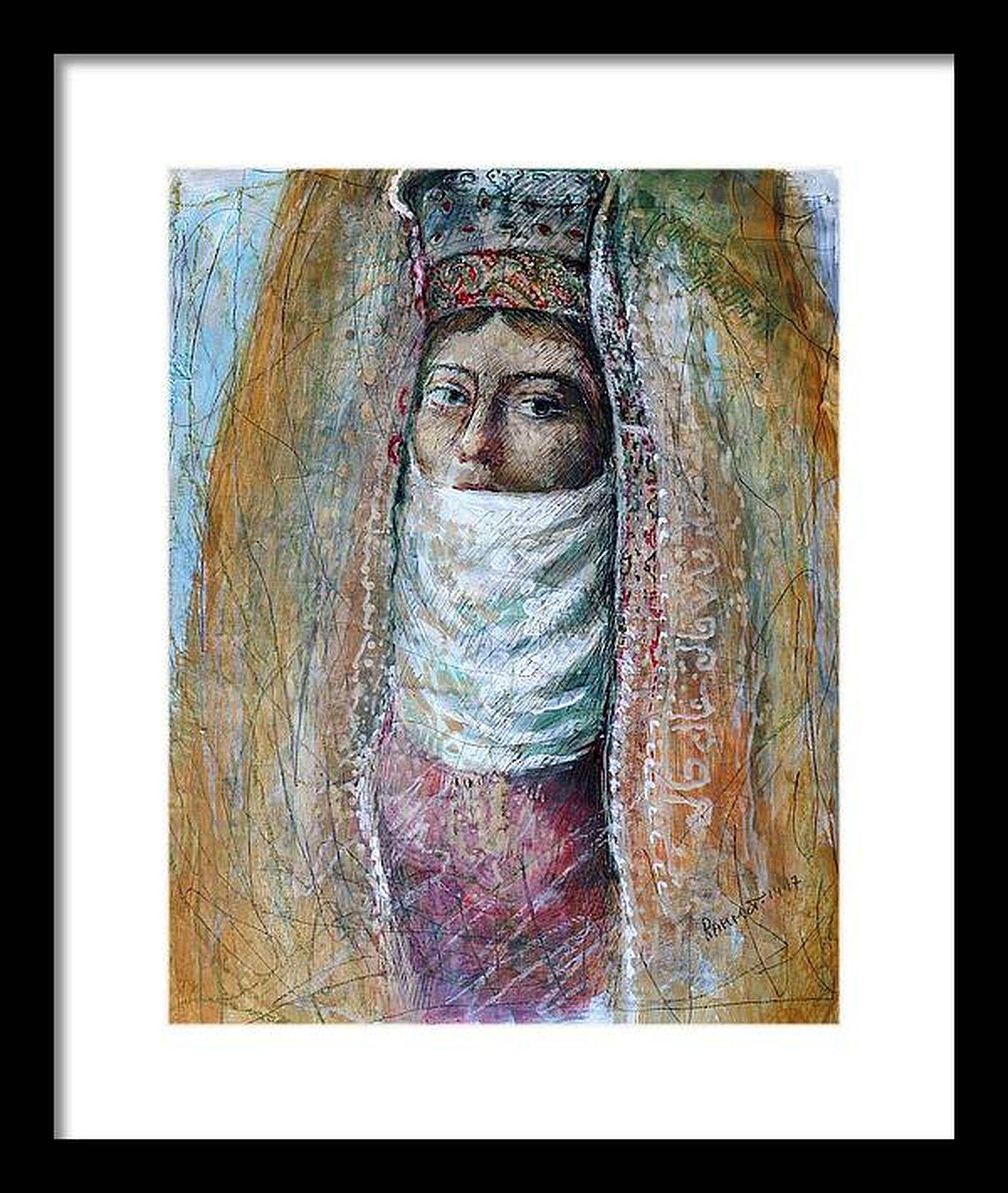 Motifs orientaux 1 - Impressionnisme Painting par RAKHMET REDZHEPOV (RAMZI)