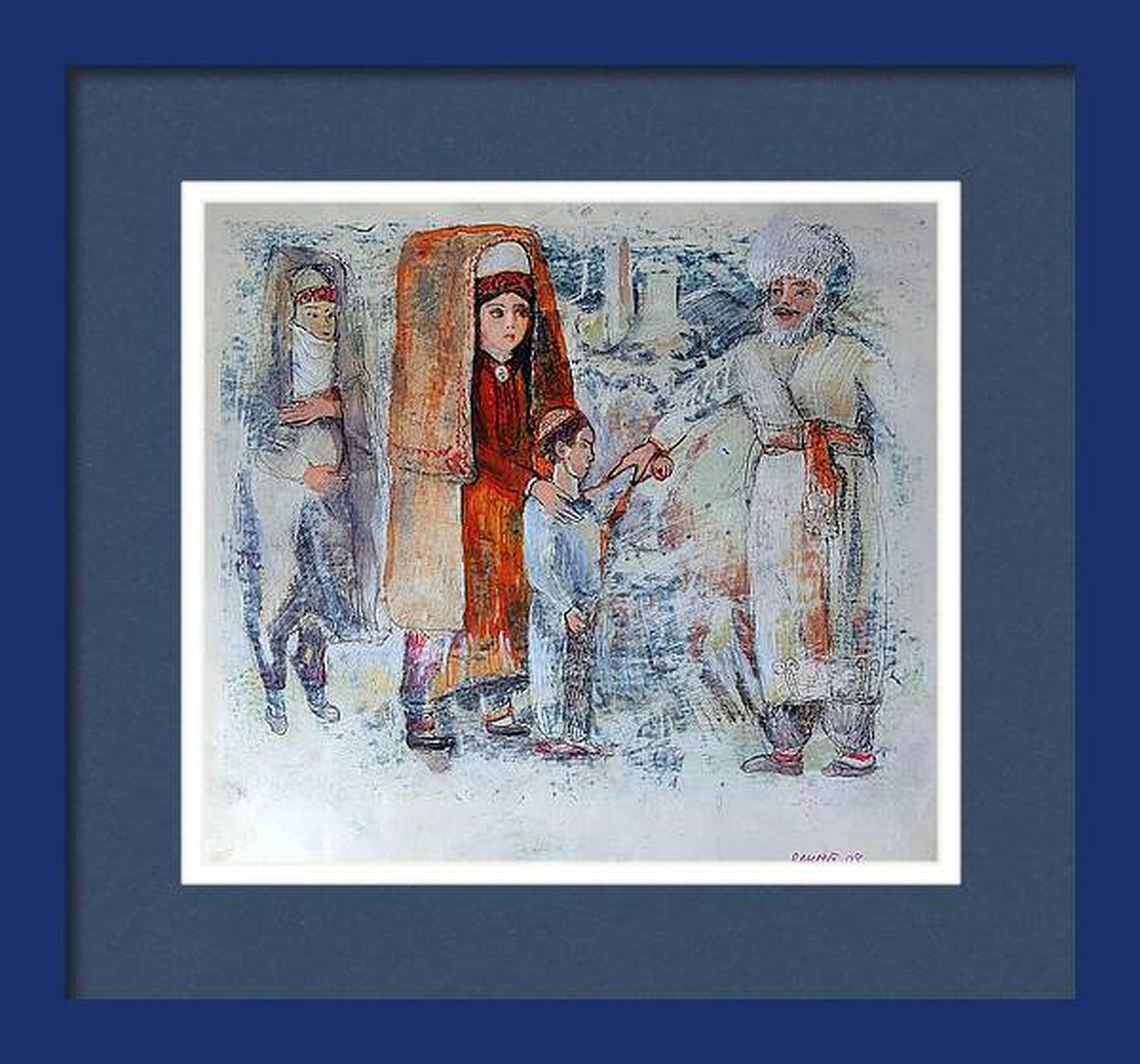 Motifs orientaux 10 - Painting de RAKHMET REDZHEPOV (RAMZI)