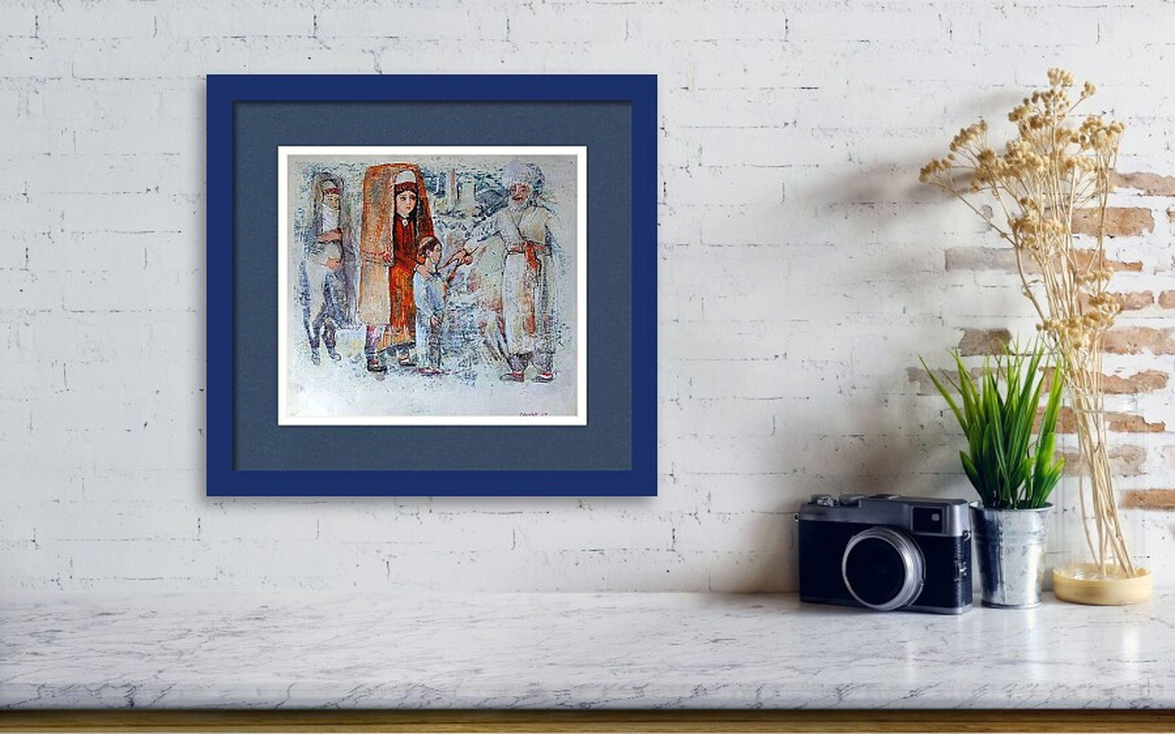 Motifs orientaux 10 - Impressionnisme Painting par RAKHMET REDZHEPOV (RAMZI)