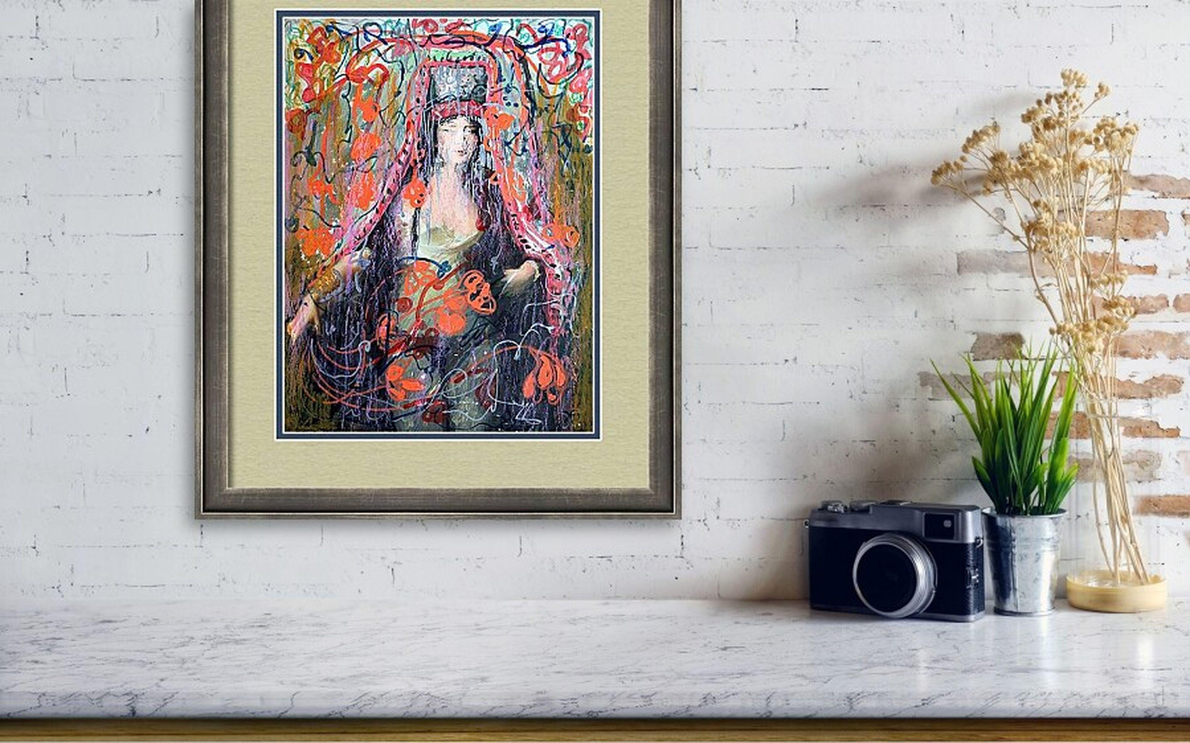 Motifs orientaux 12 - Impressionnisme Painting par RAKHMET REDZHEPOV (RAMZI)