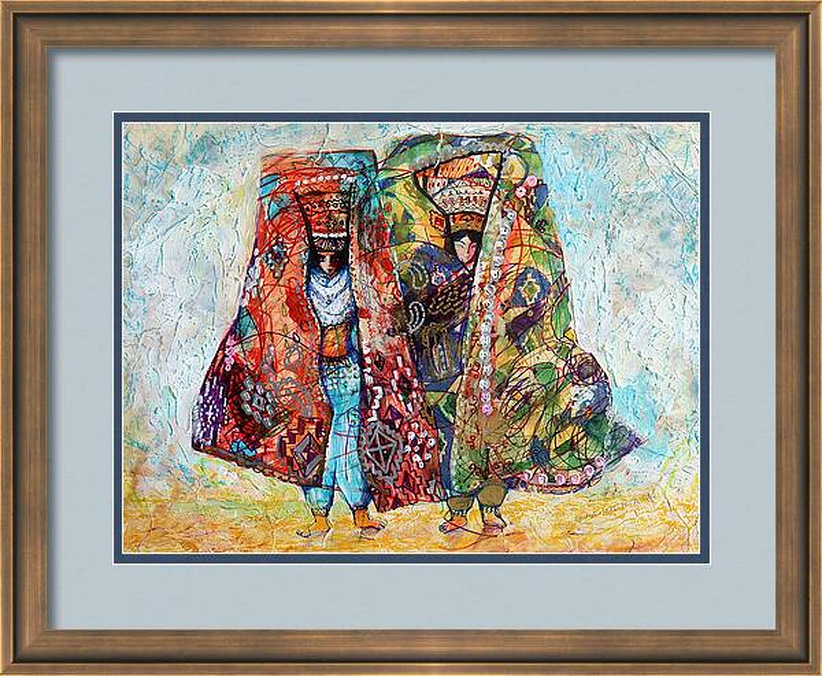 Orientalische Motive 2 (Impressionismus), Painting, von RAKHMET REDZHEPOV (RAMZI)