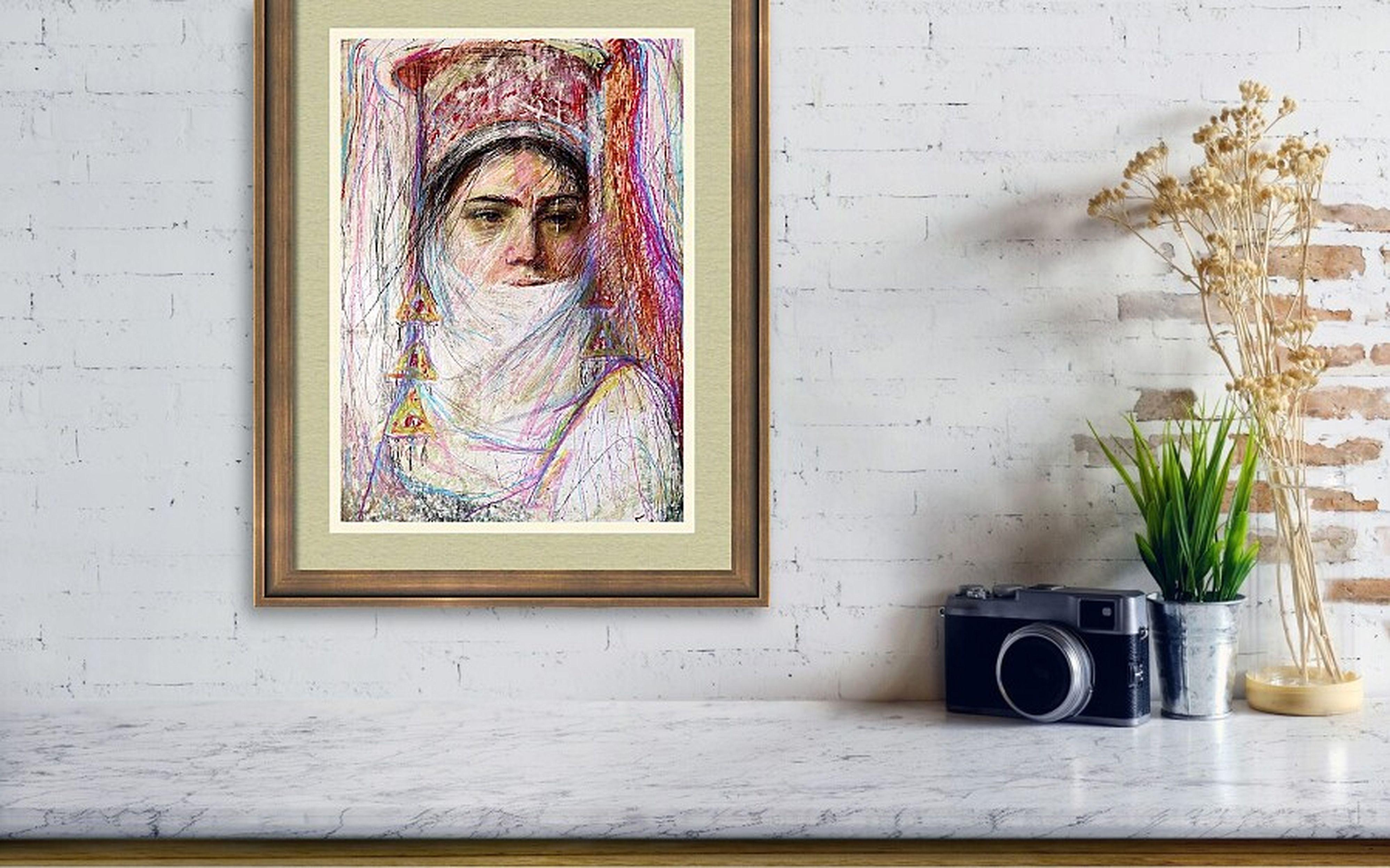 Orientalische Motive 5 (Impressionismus), Painting, von RAKHMET REDZHEPOV (RAMZI)