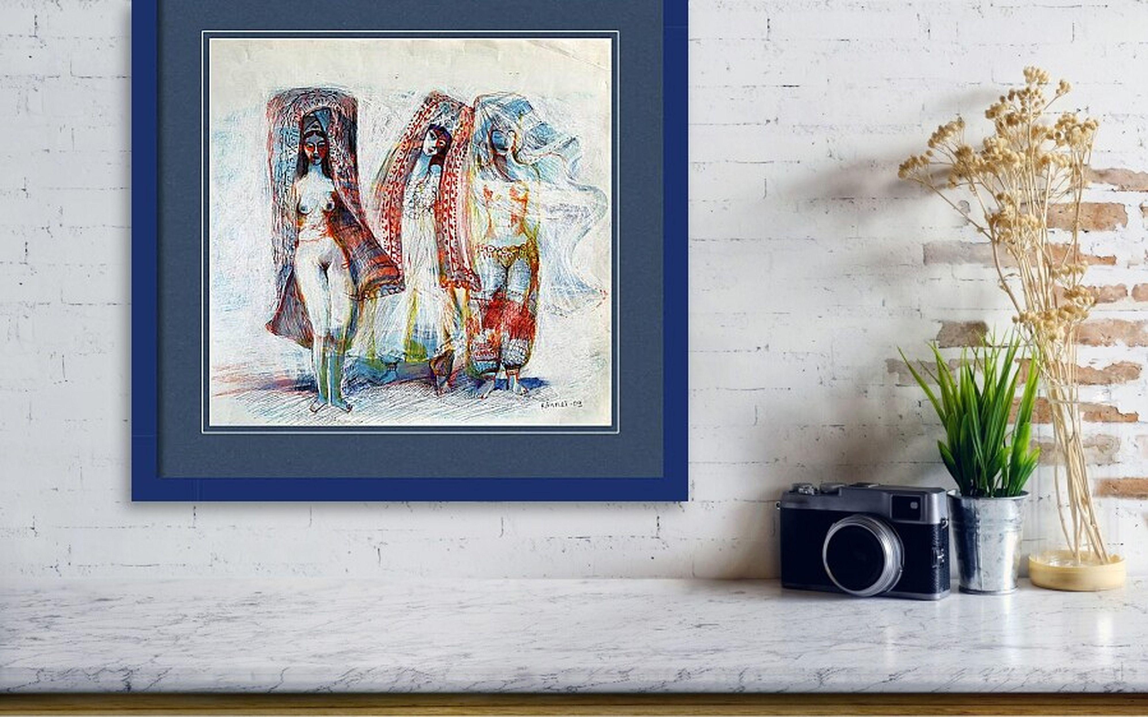 Orientalische Motive 7 (Impressionismus), Painting, von RAKHMET REDZHEPOV (RAMZI)