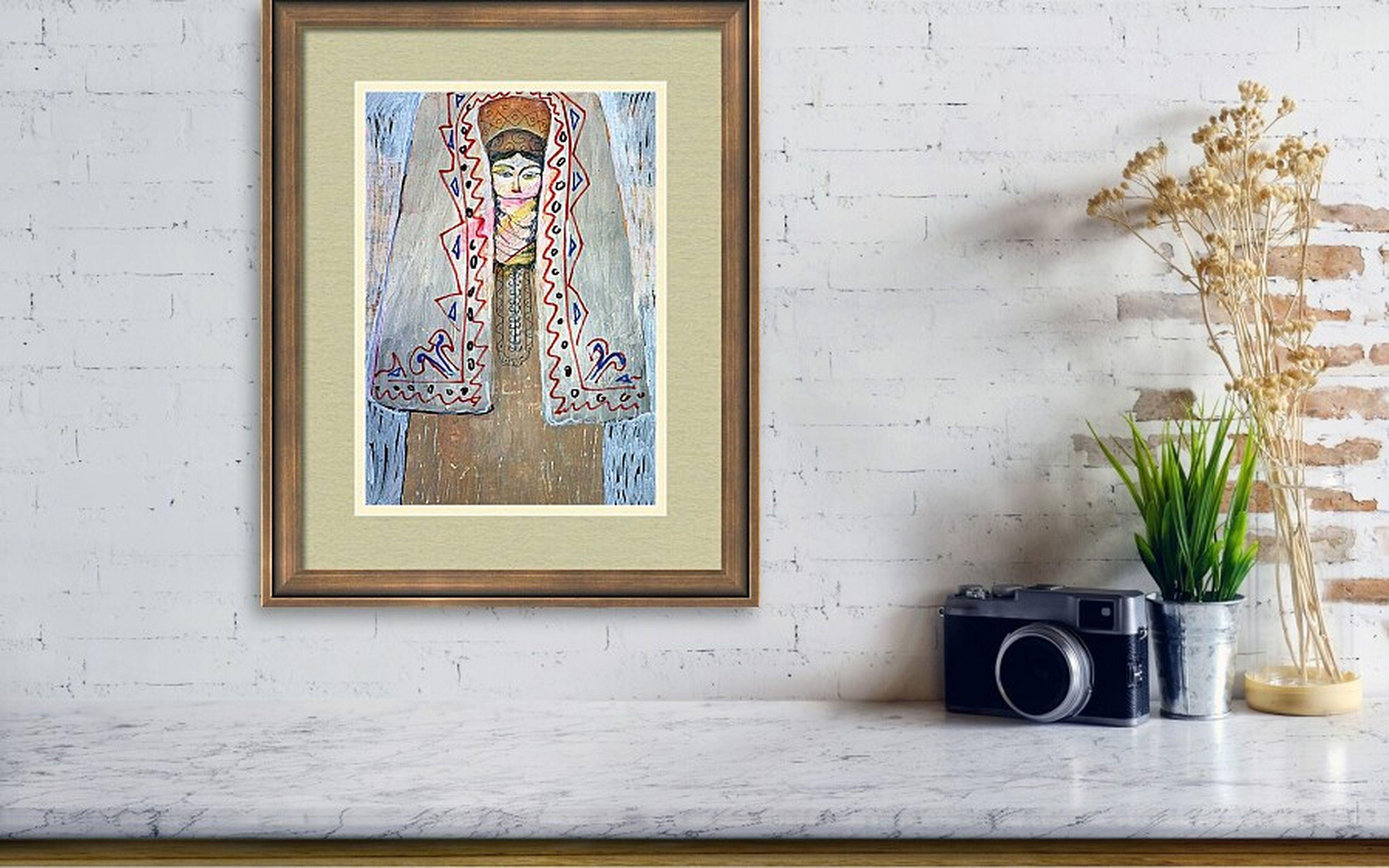 Motivos orientales 9 - Painting de RAKHMET REDZHEPOV (RAMZI)