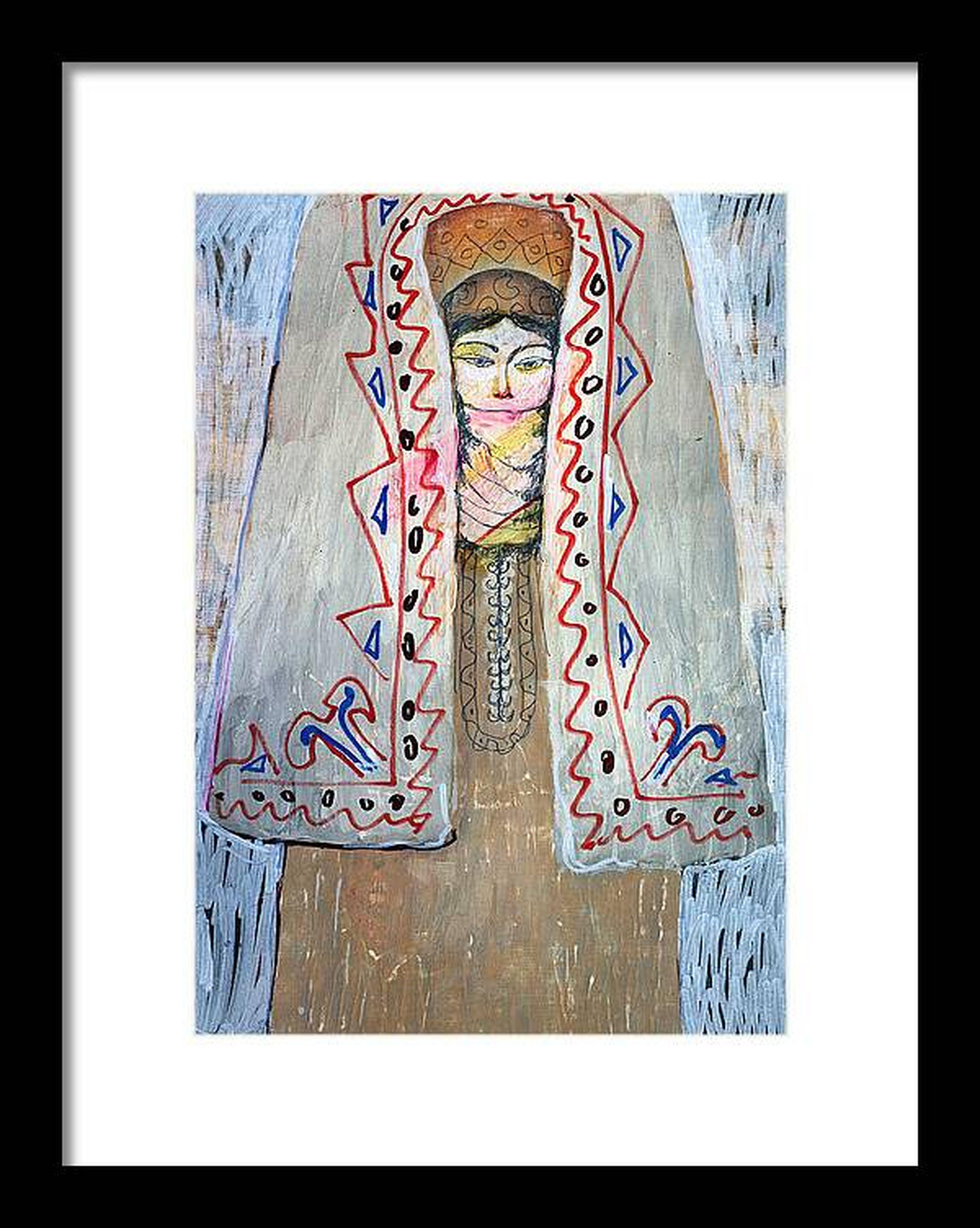 Motivos orientales 9 - Interior Painting Gris de RAKHMET REDZHEPOV (RAMZI)