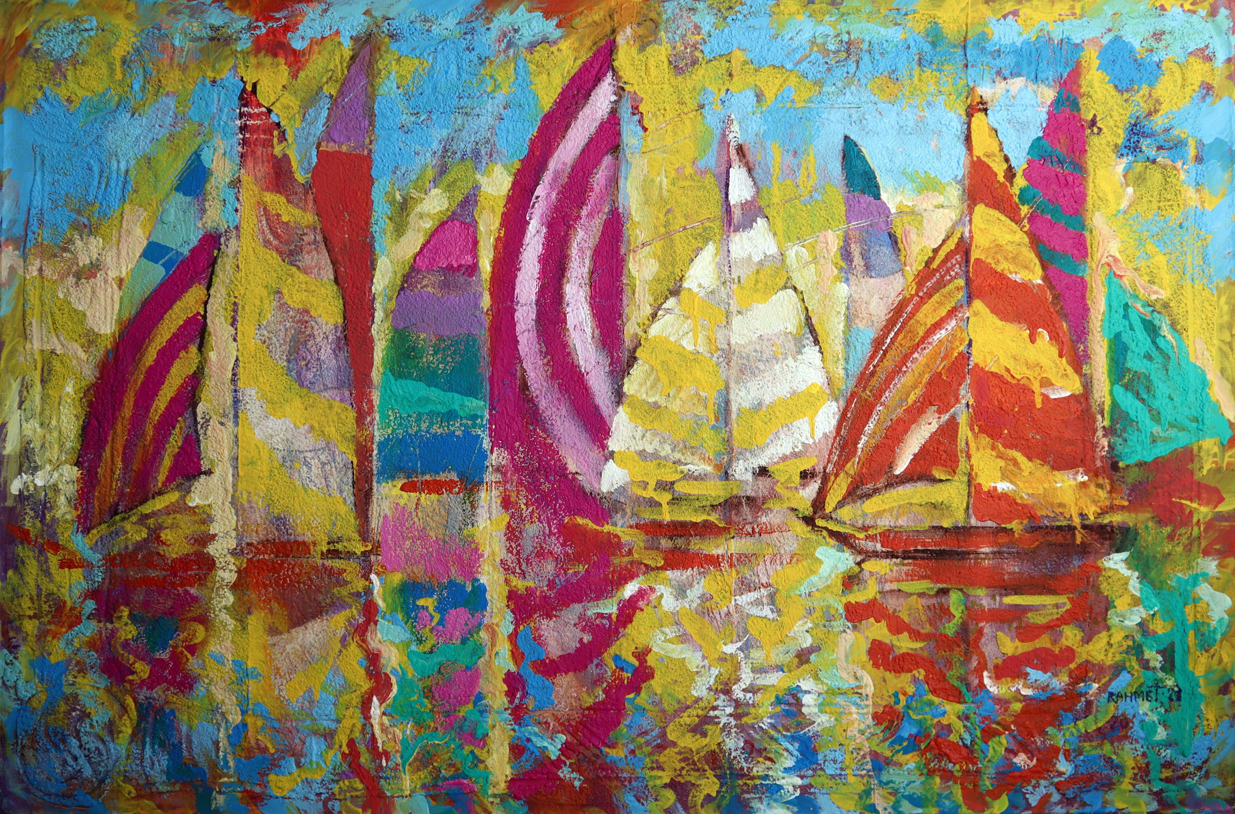 RAKHMET REDZHEPOV (RAMZI) Interior Painting - Party of Sails