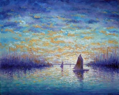 Paesaggio marino perlato