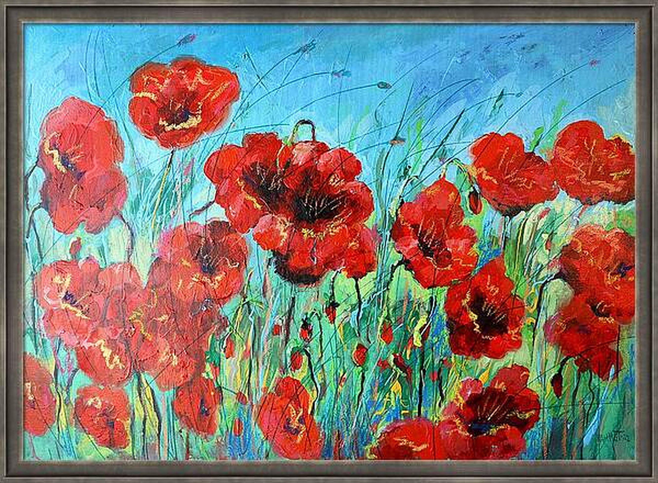 Mohnblumen Rot im Angebot 6