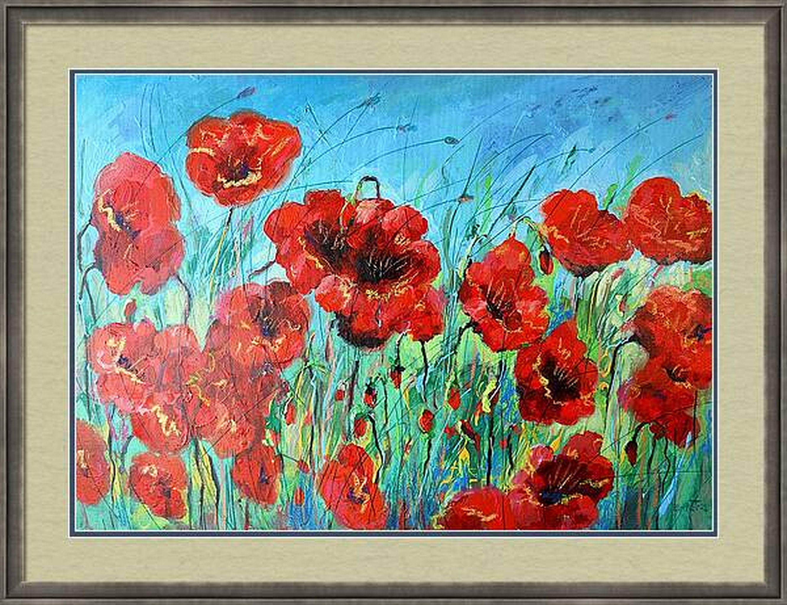 Mohnblumen Rot im Angebot 7