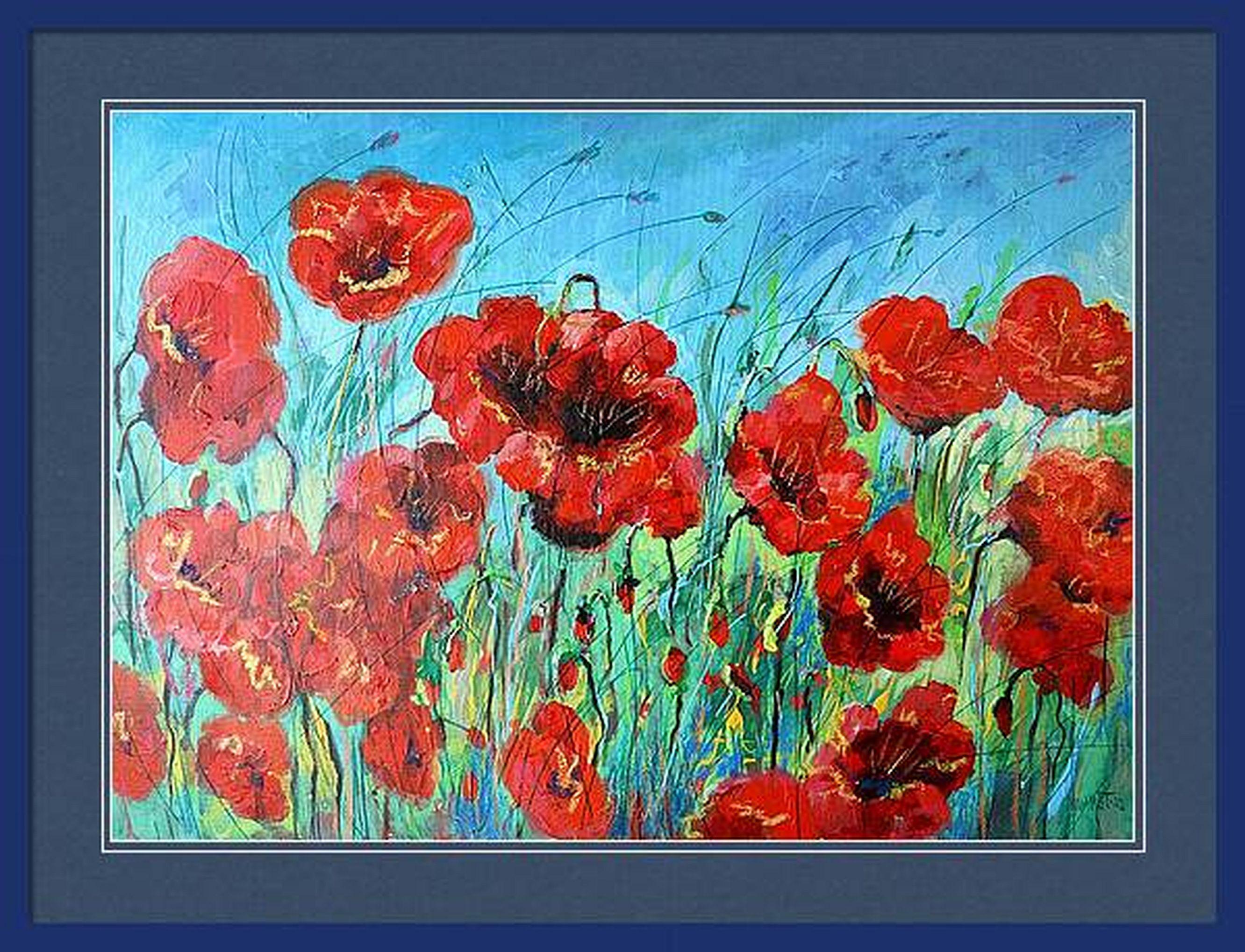 Mohnblumen Rot im Angebot 8