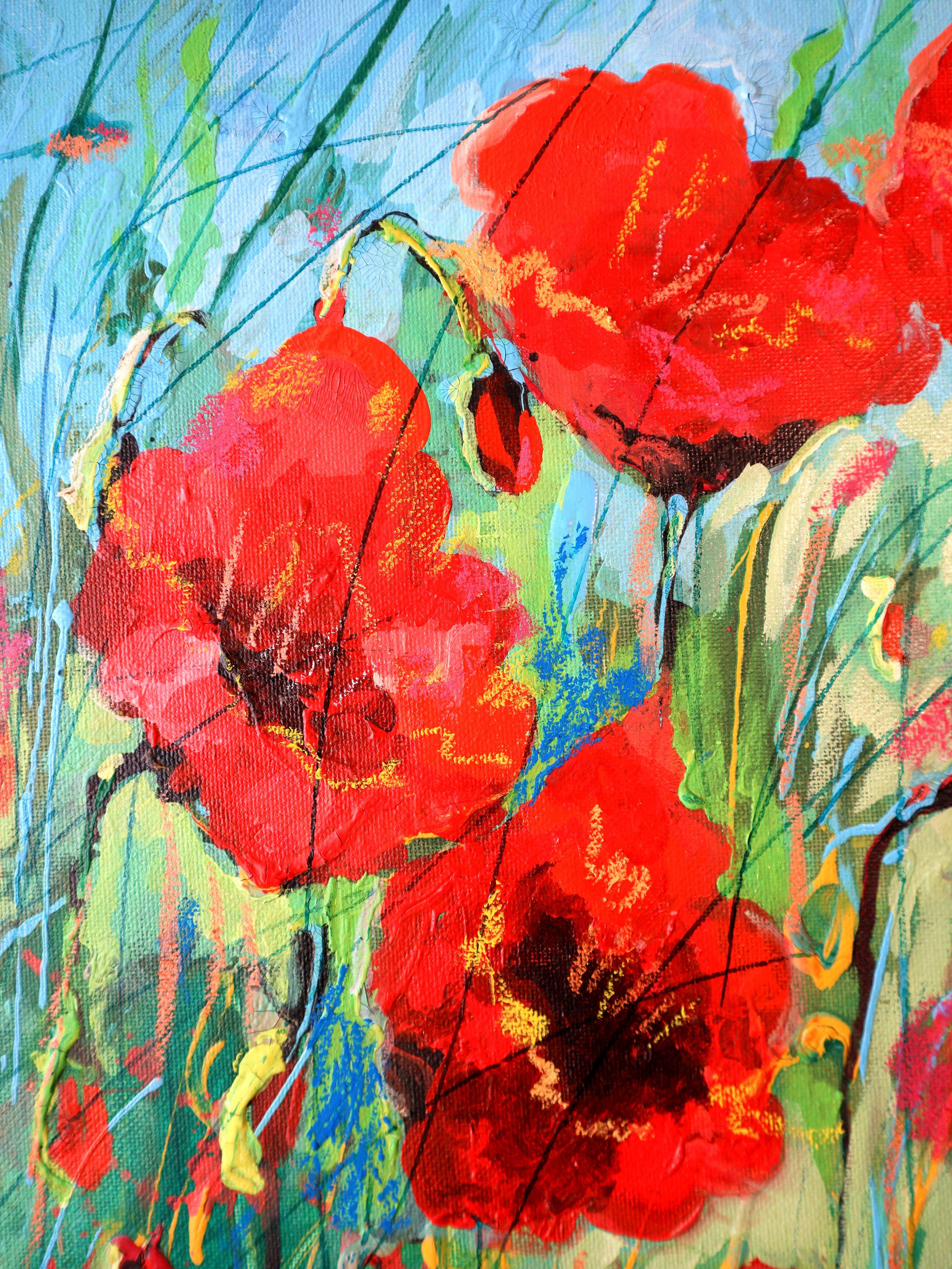 Mohnblumen Rot im Angebot 2