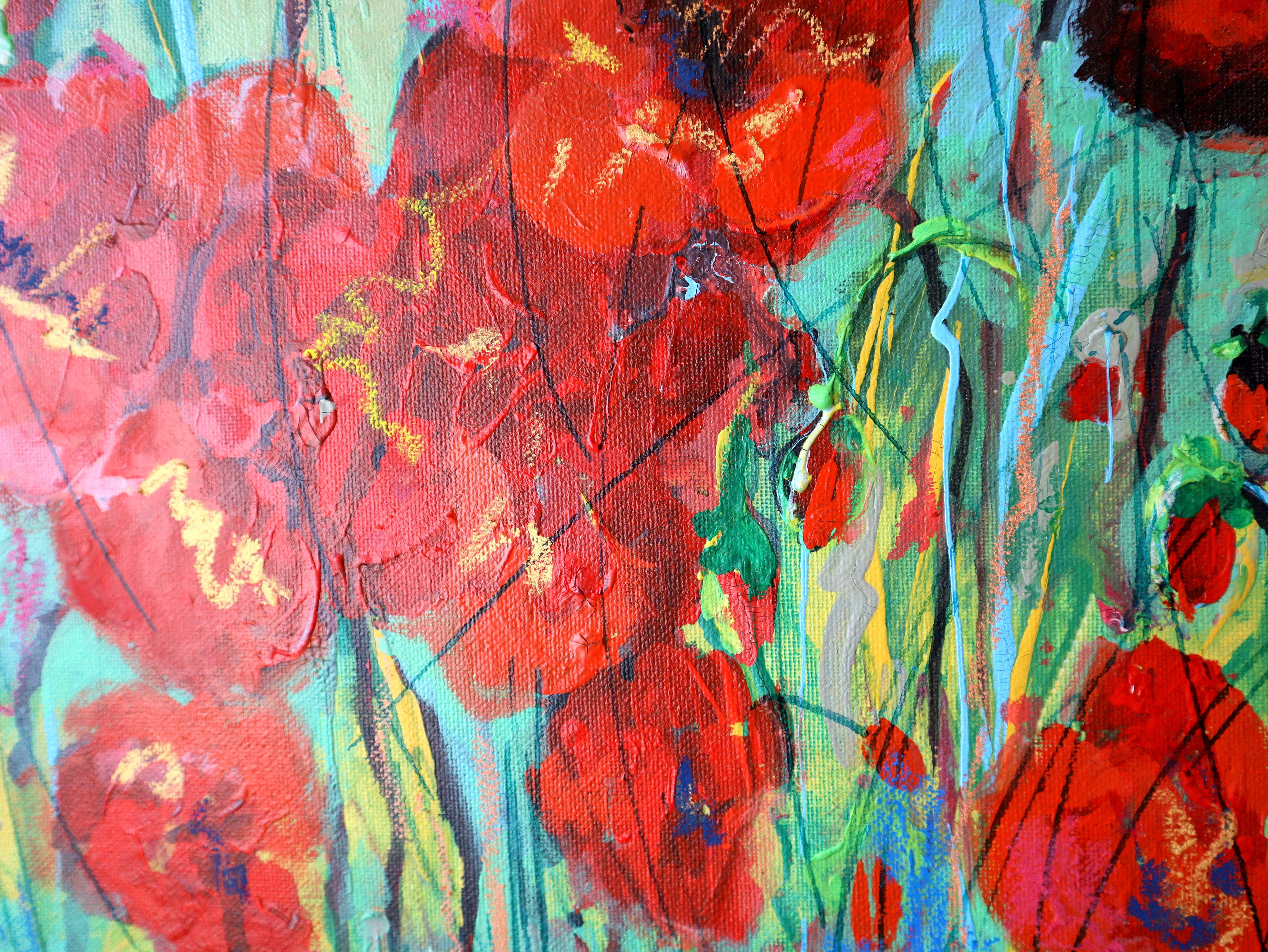 Mohnblumen Rot im Angebot 3