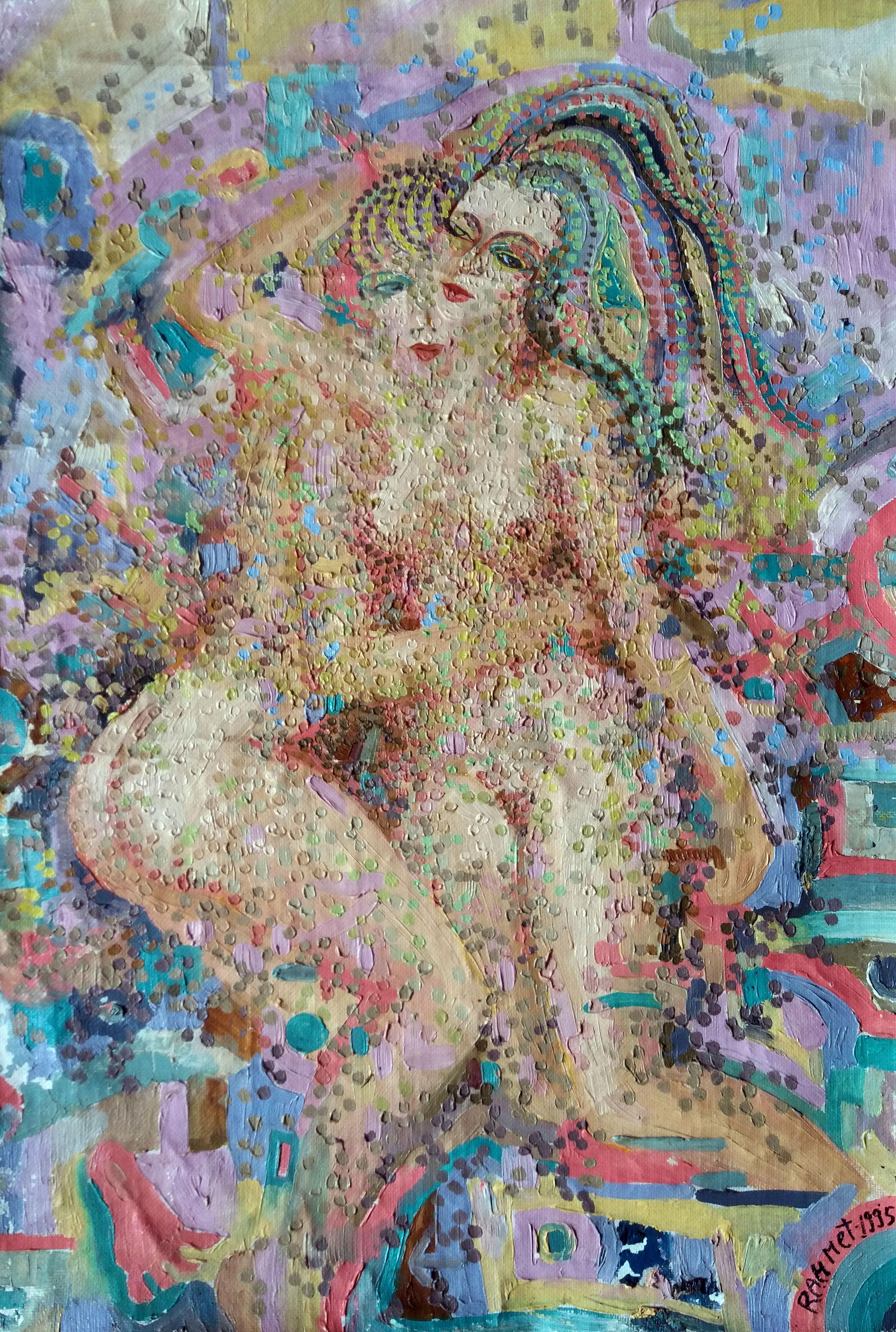 RAKHMET REDZHEPOV (RAMZI) Nude Painting – Präludium der Liebe 