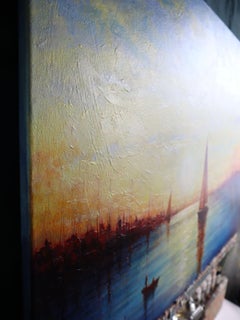 Premonition of a Nice Day: Impressionist Oil and Acrylic Painting