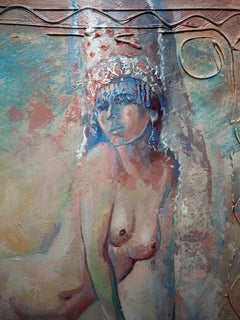 Princess's Dreams (Oriental Nudes Series) canvas, oil, acrylic 60X100