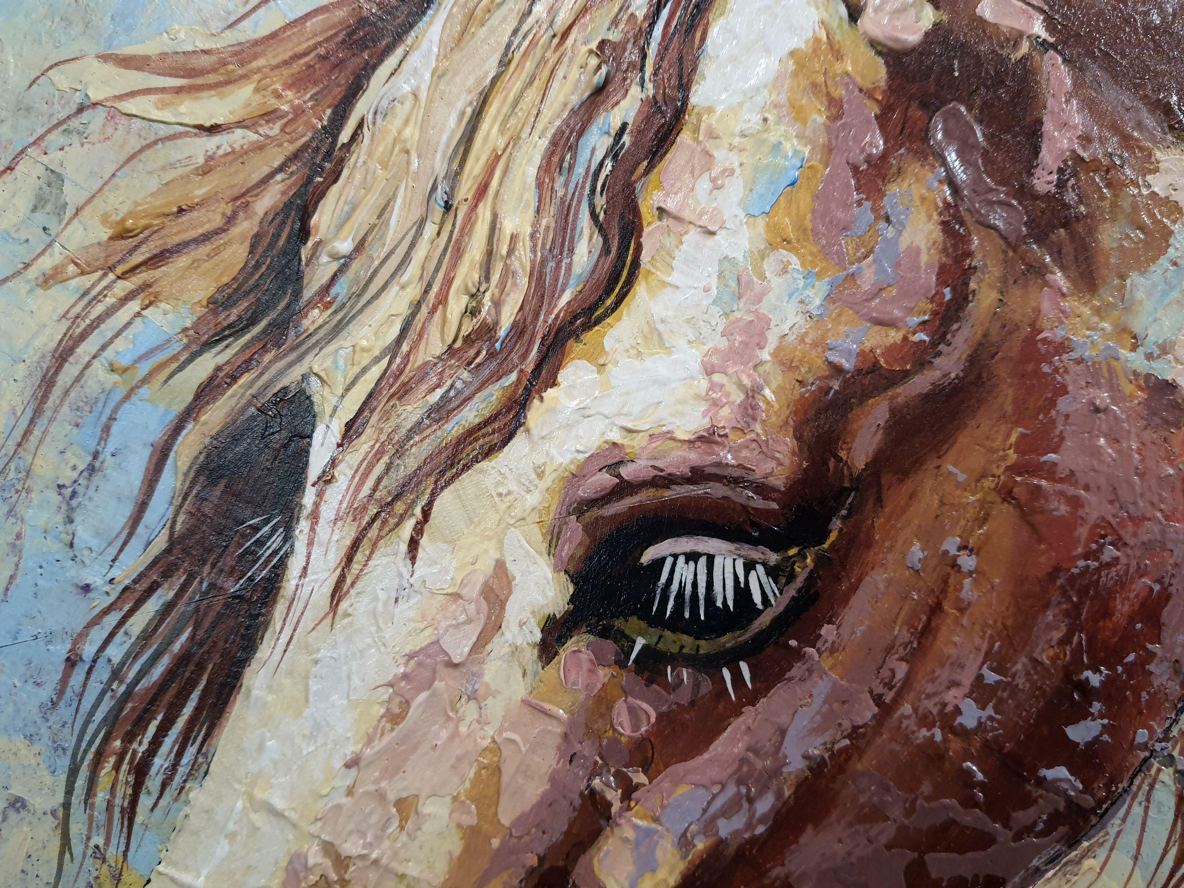 Ptosperity. original painting - Brown Animal Painting by RAKHMET REDZHEPOV (RAMZI)