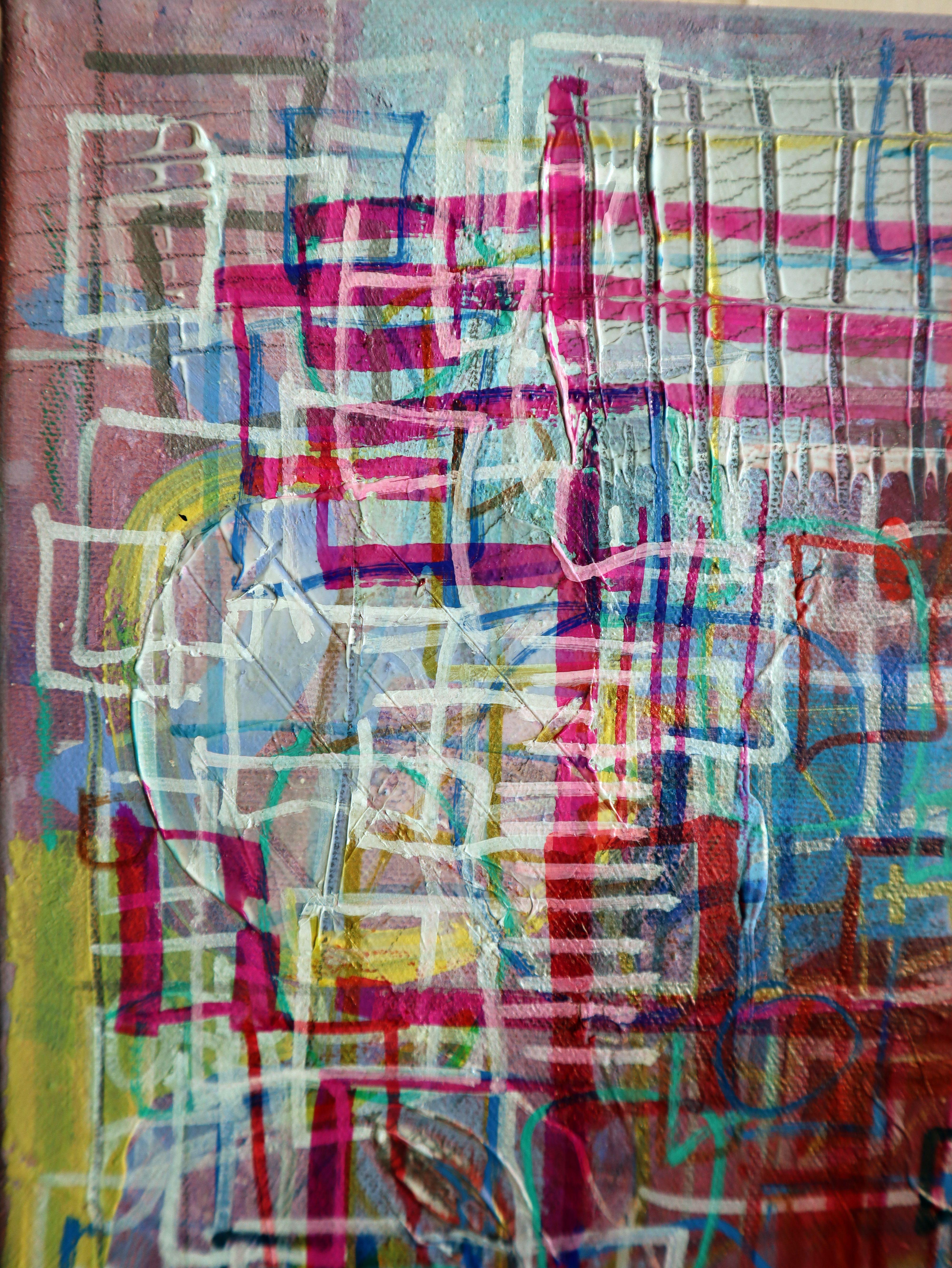 Cuadrilátero Singularidad. pintura original en venta 1
