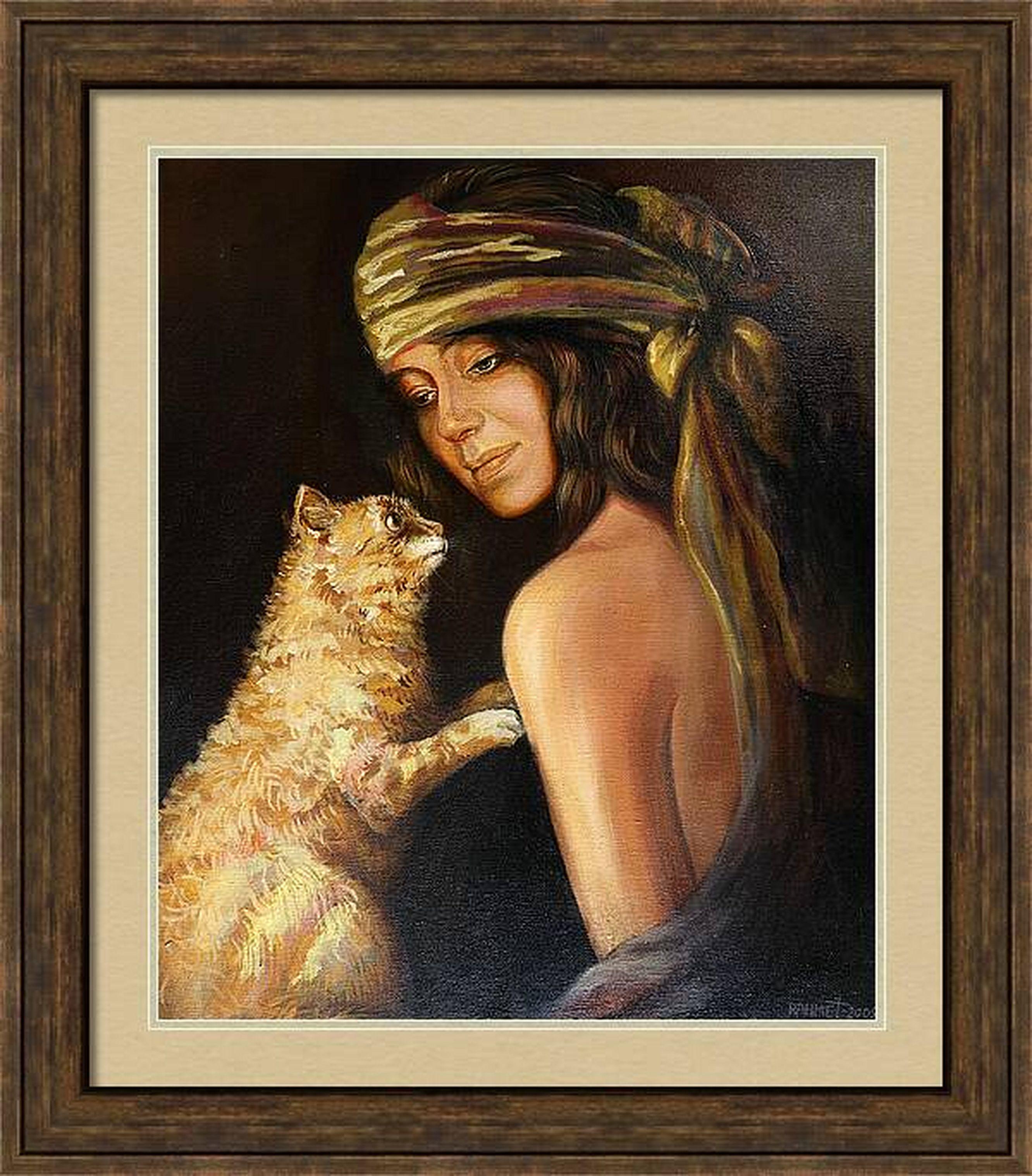 RAMZES e OLGA . dipinto originale in vendita 5