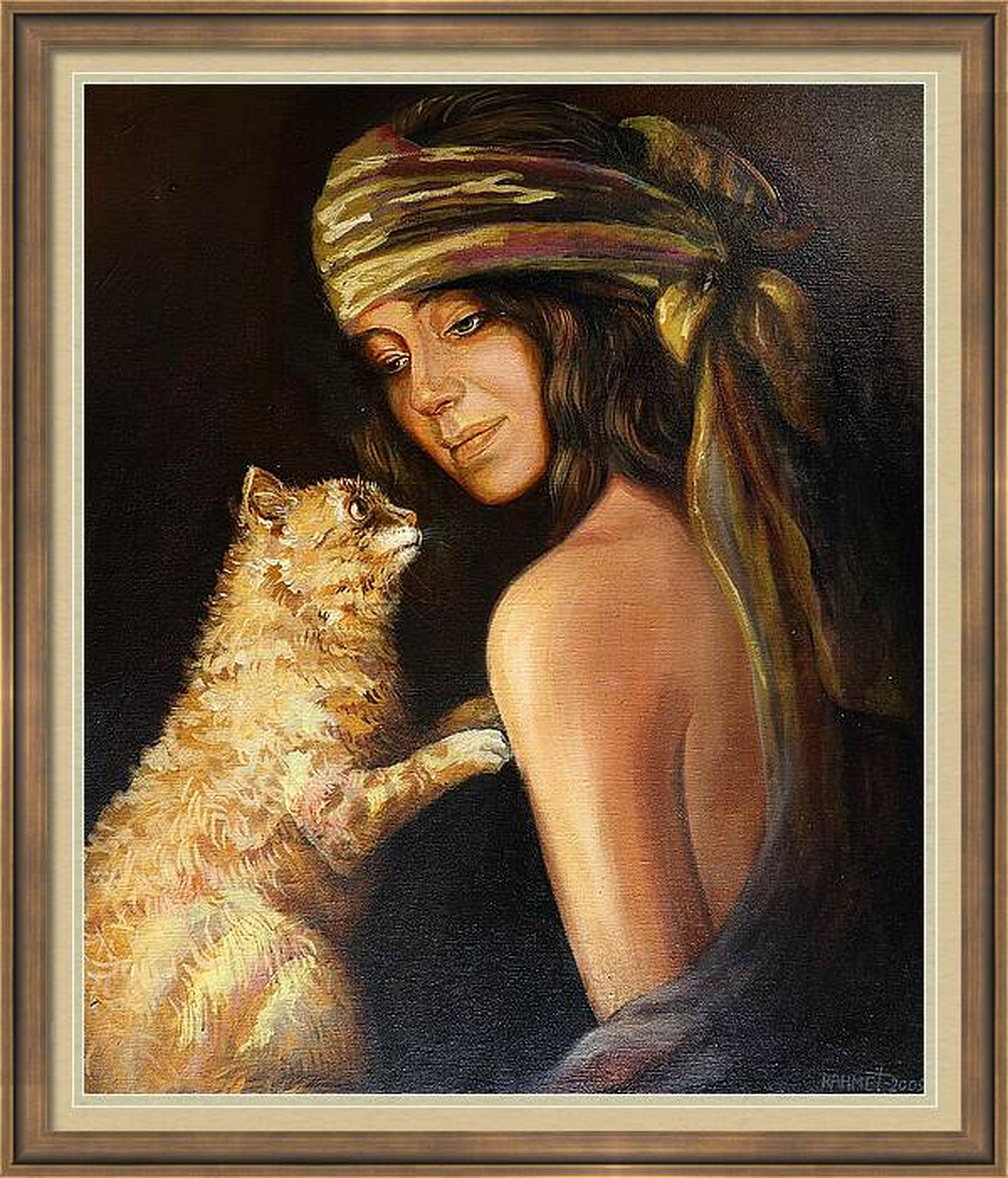 RAMZES e OLGA . dipinto originale in vendita 7