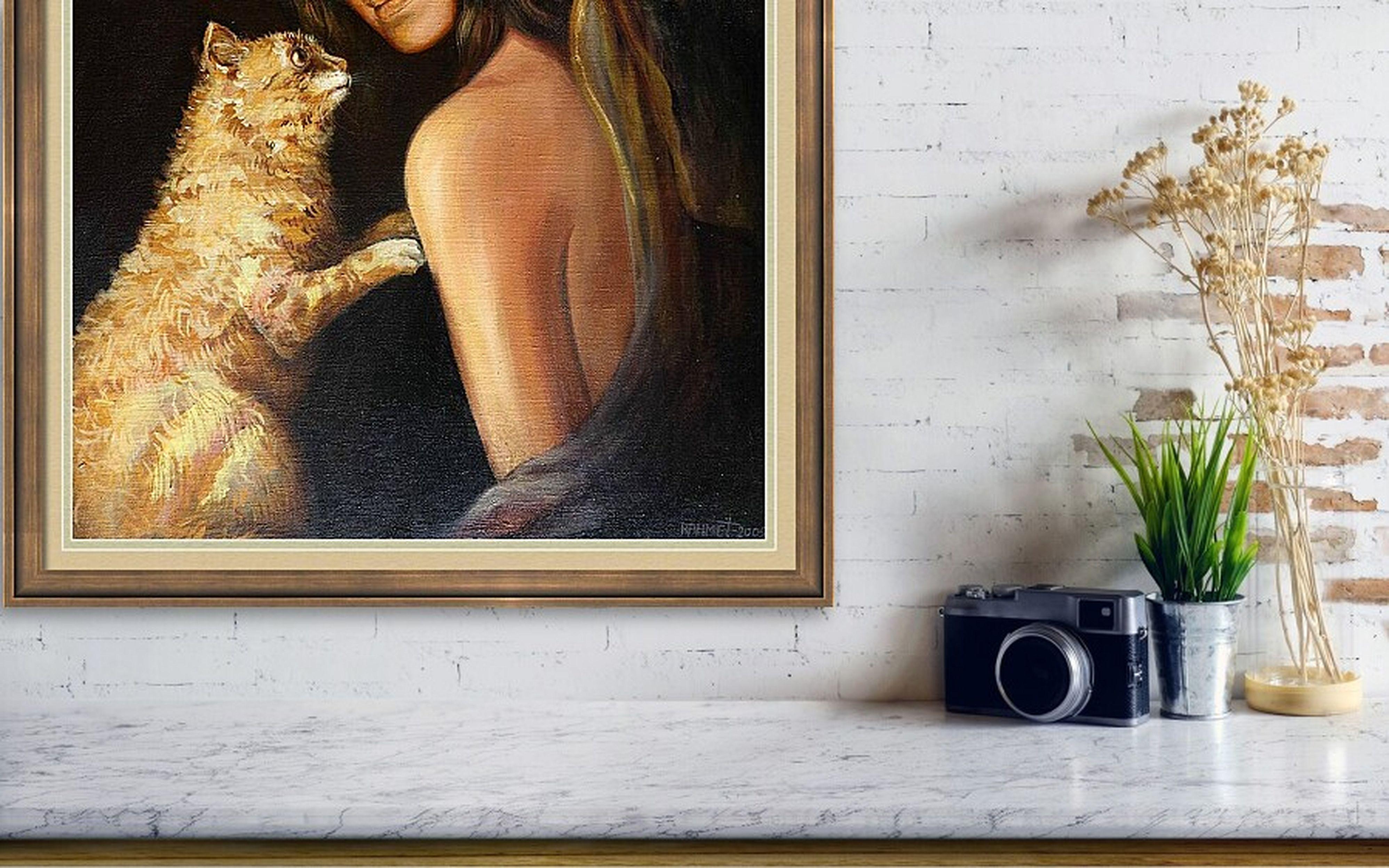 RAMZES e OLGA . dipinto originale in vendita 8