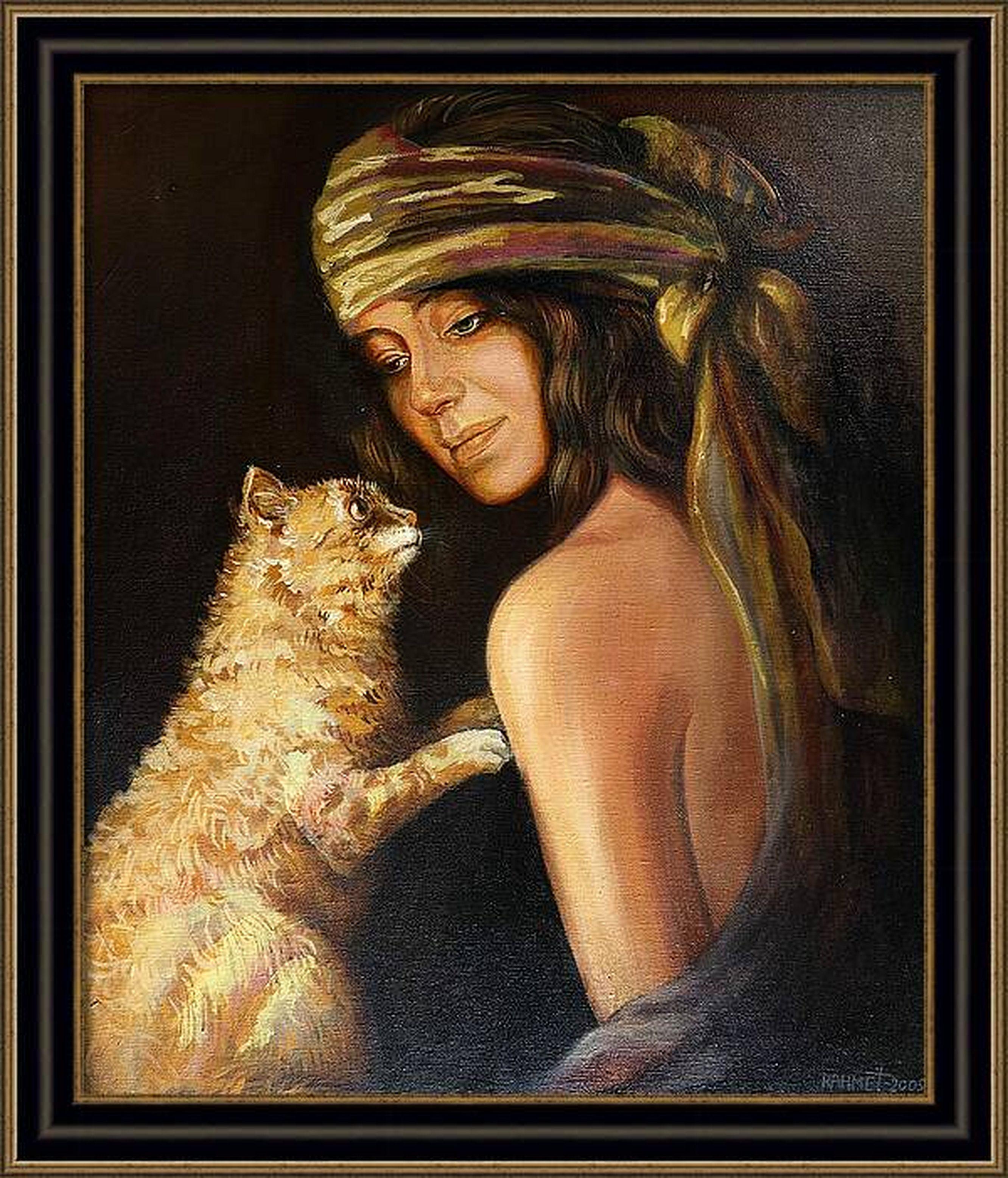 RAMZES e OLGA . dipinto originale in vendita 9