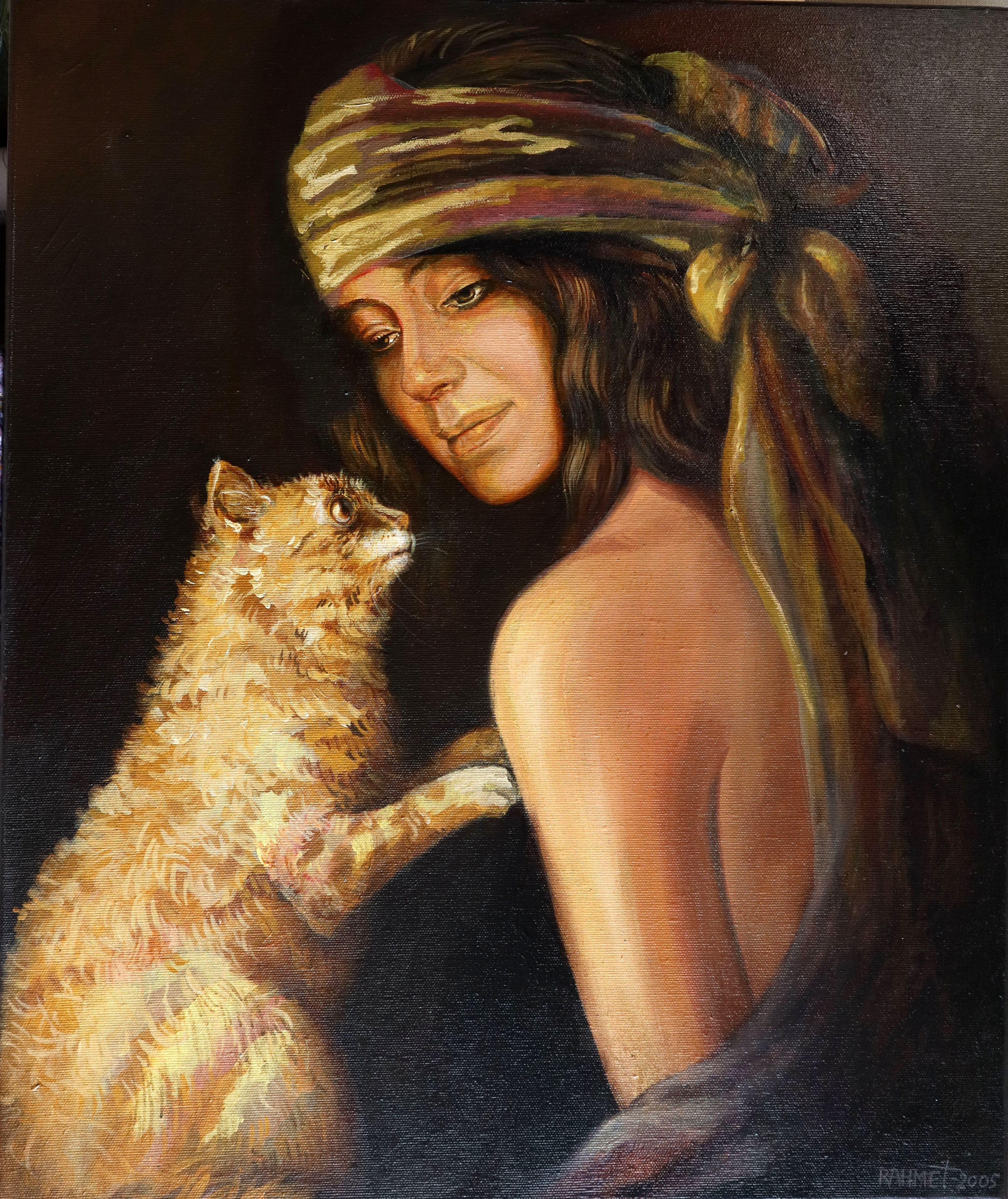 RAMZES e OLGA . dipinto originale in vendita 11