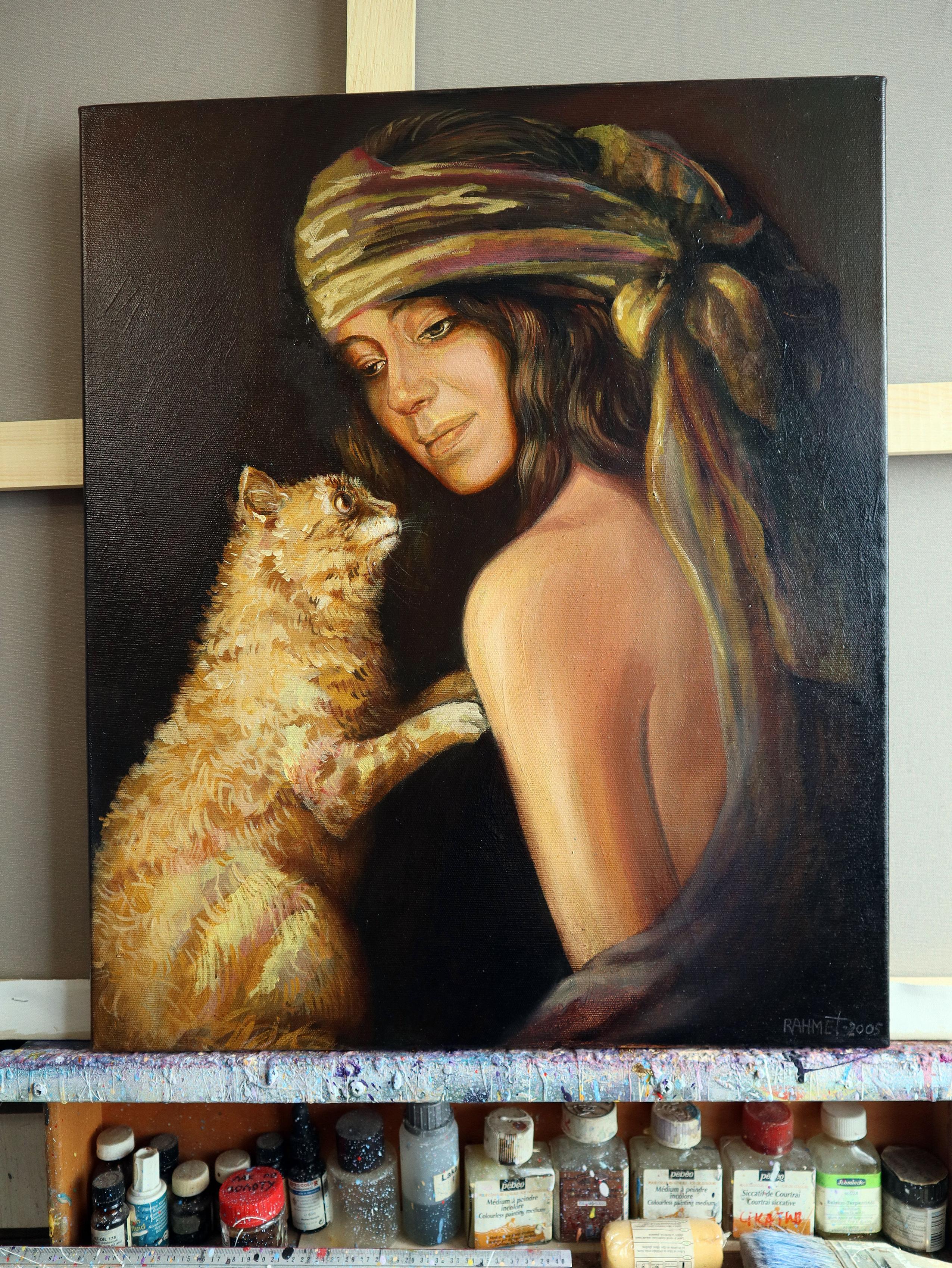 RAMZES e OLGA . dipinto originale - Painting Realismo di RAKHMET REDZHEPOV (RAMZI)