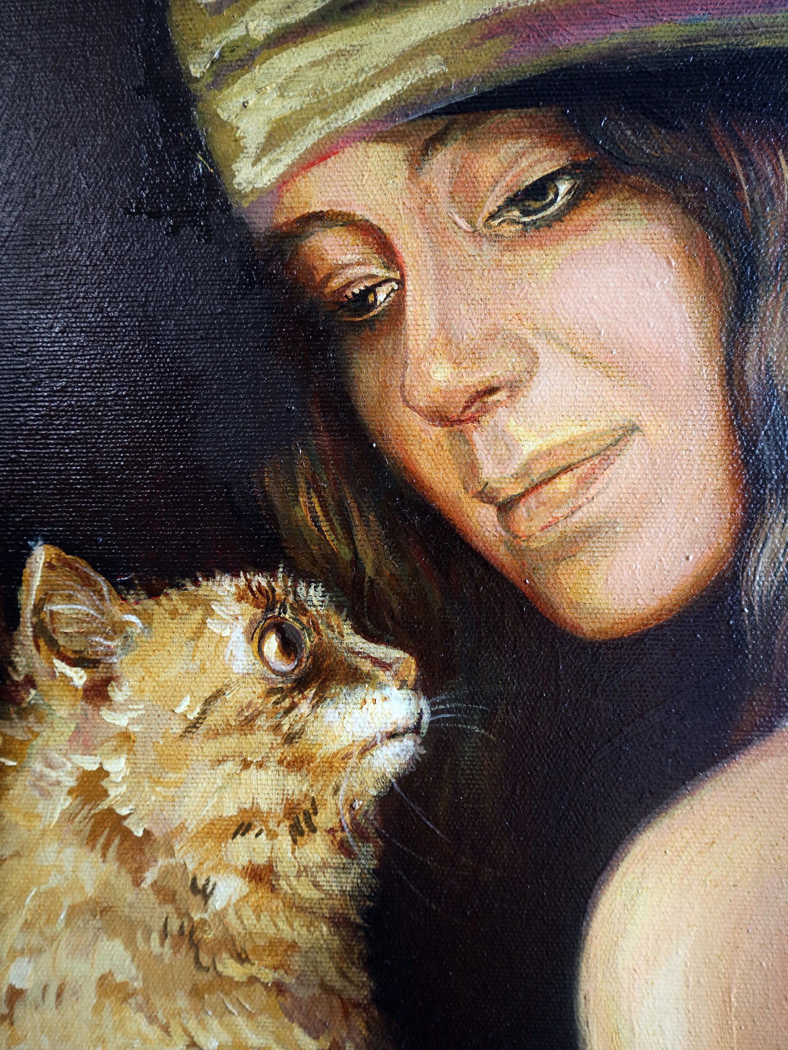 RAMZES e OLGA . dipinto originale in vendita 2