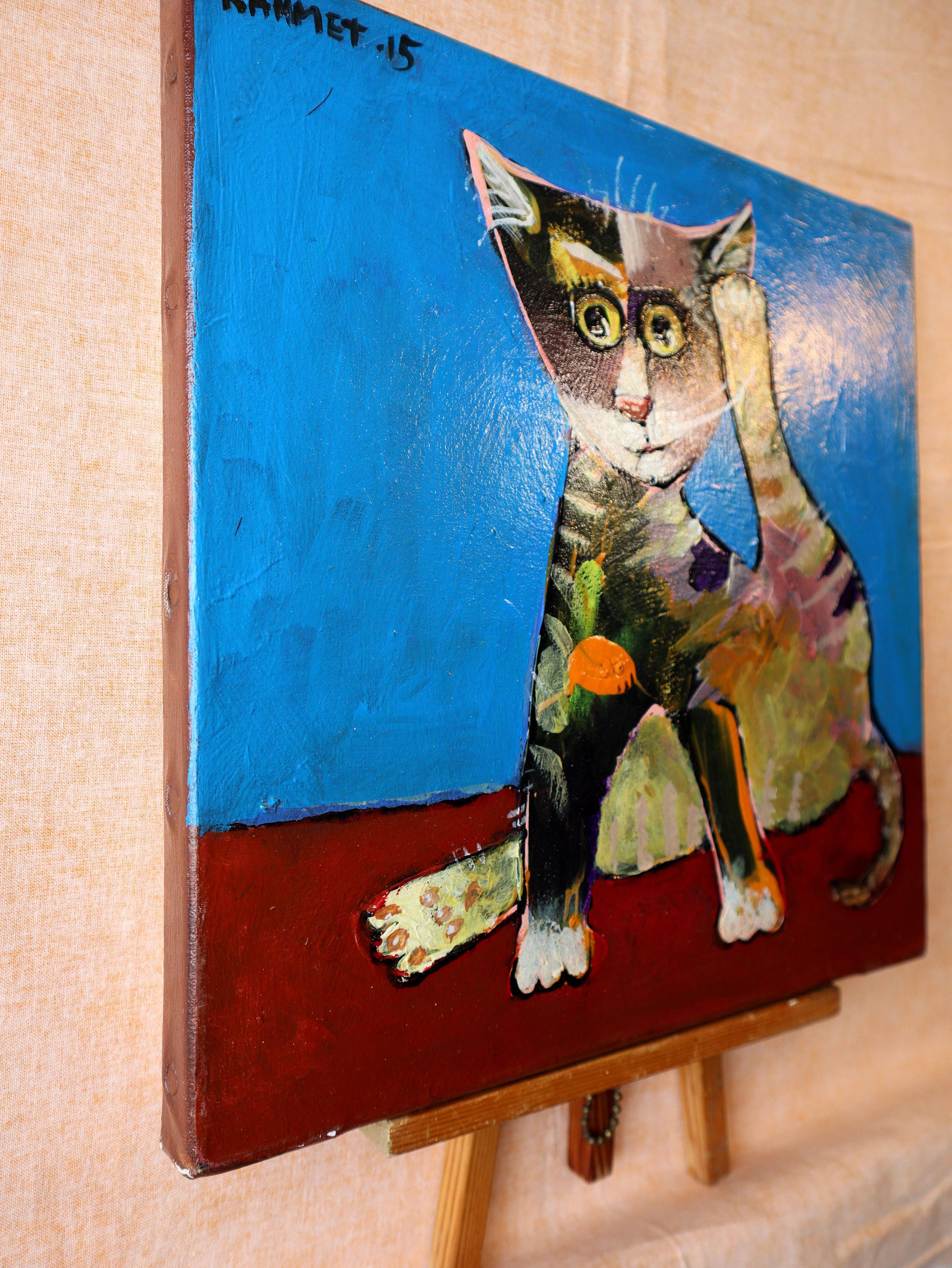 RICHARD - Expressionist Painting by RAKHMET REDZHEPOV (RAMZI)