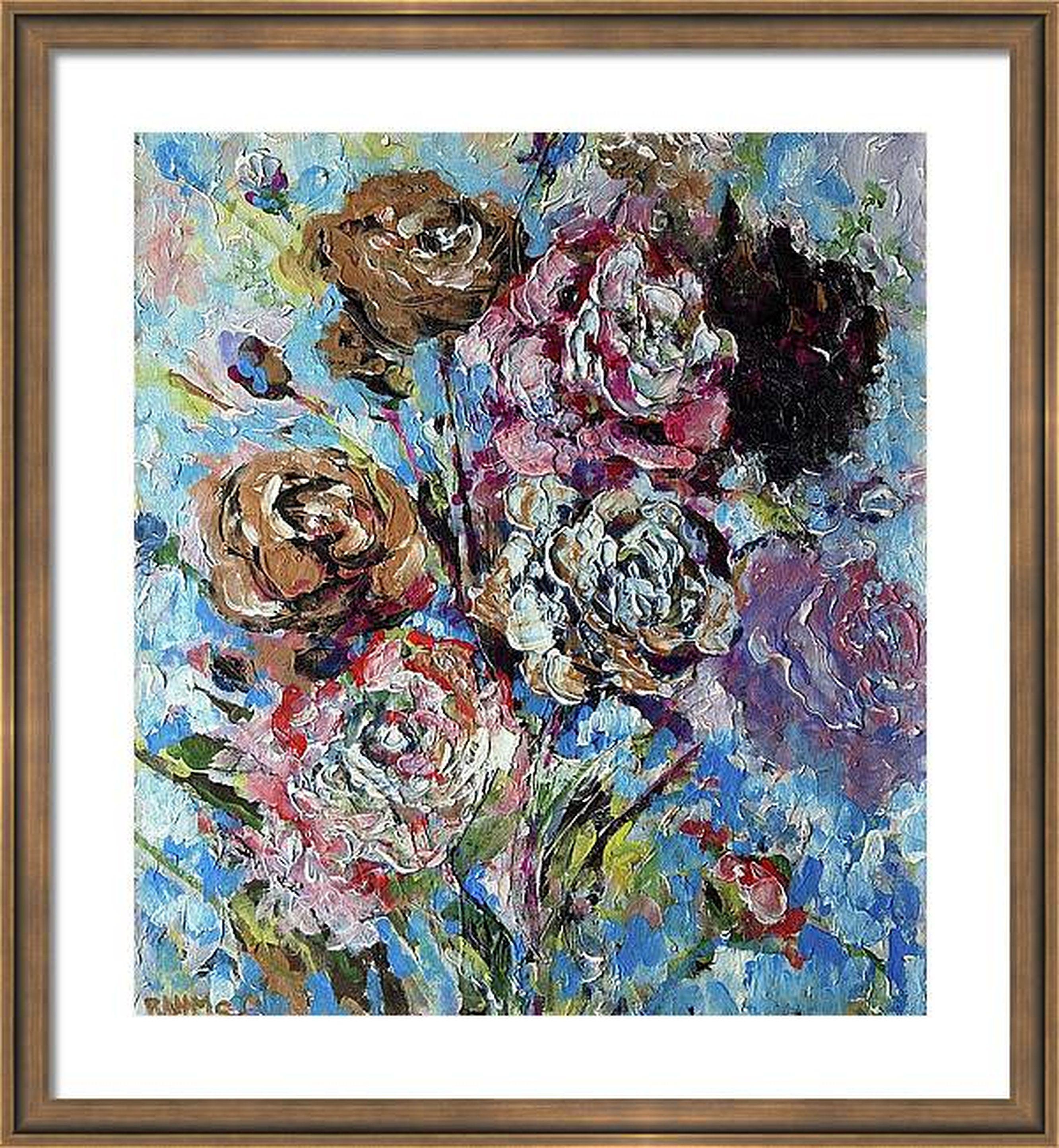 Rose - Painting di RAKHMET REDZHEPOV (RAMZI)