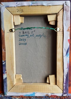 Segel 5. Abstraktes Originalgemälde